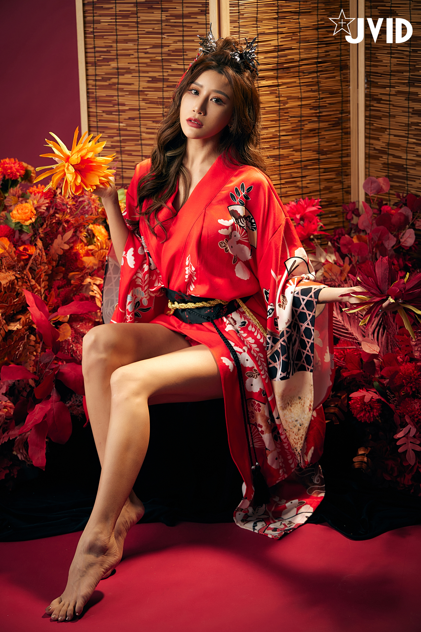 [JVID] Lara 雙囍 – 聖上寵幸首選～傾國傾城囍媚娘 婀娜多姿 酥胸外露