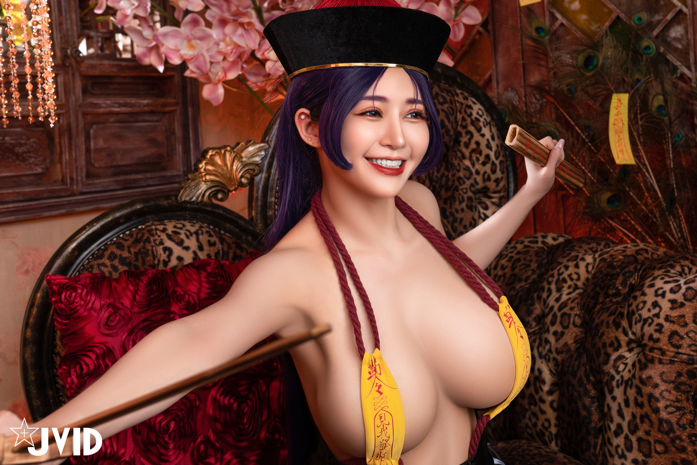 [JVID] 甜心幫 ღ 安希 – 菰蒲風動縱斜影，殭屍奶光安希膣得液滿