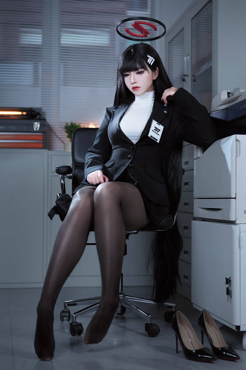 Cosplay 半半子Banbanko – 碧蓝档案 调月莉音