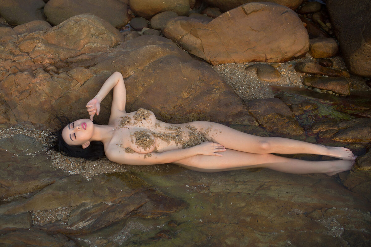 Private Photoshoot 黄可人 - 纯欲女神 户外海边私拍 Part05