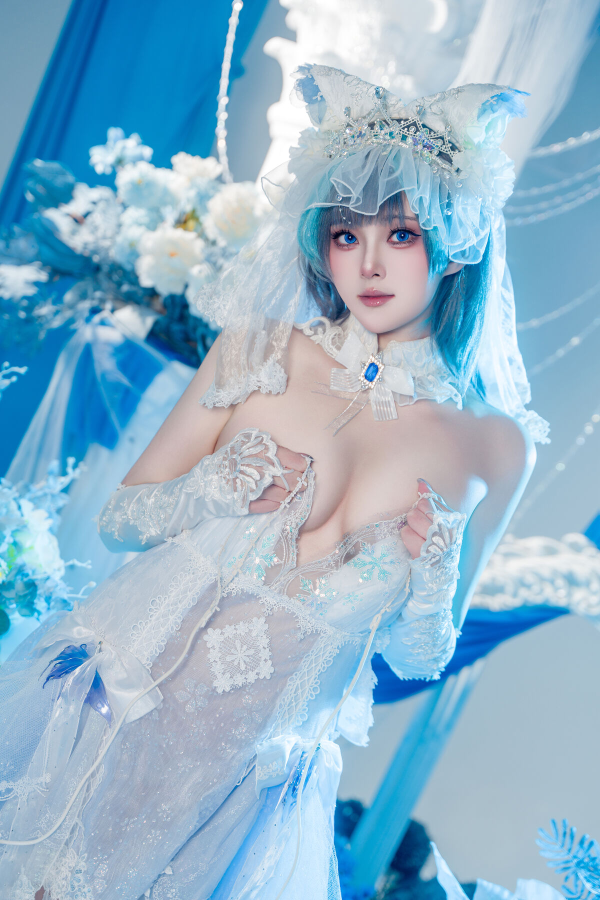 Coser@Natsuko夏夏子 - 碧蓝航线 柴郡婚纱