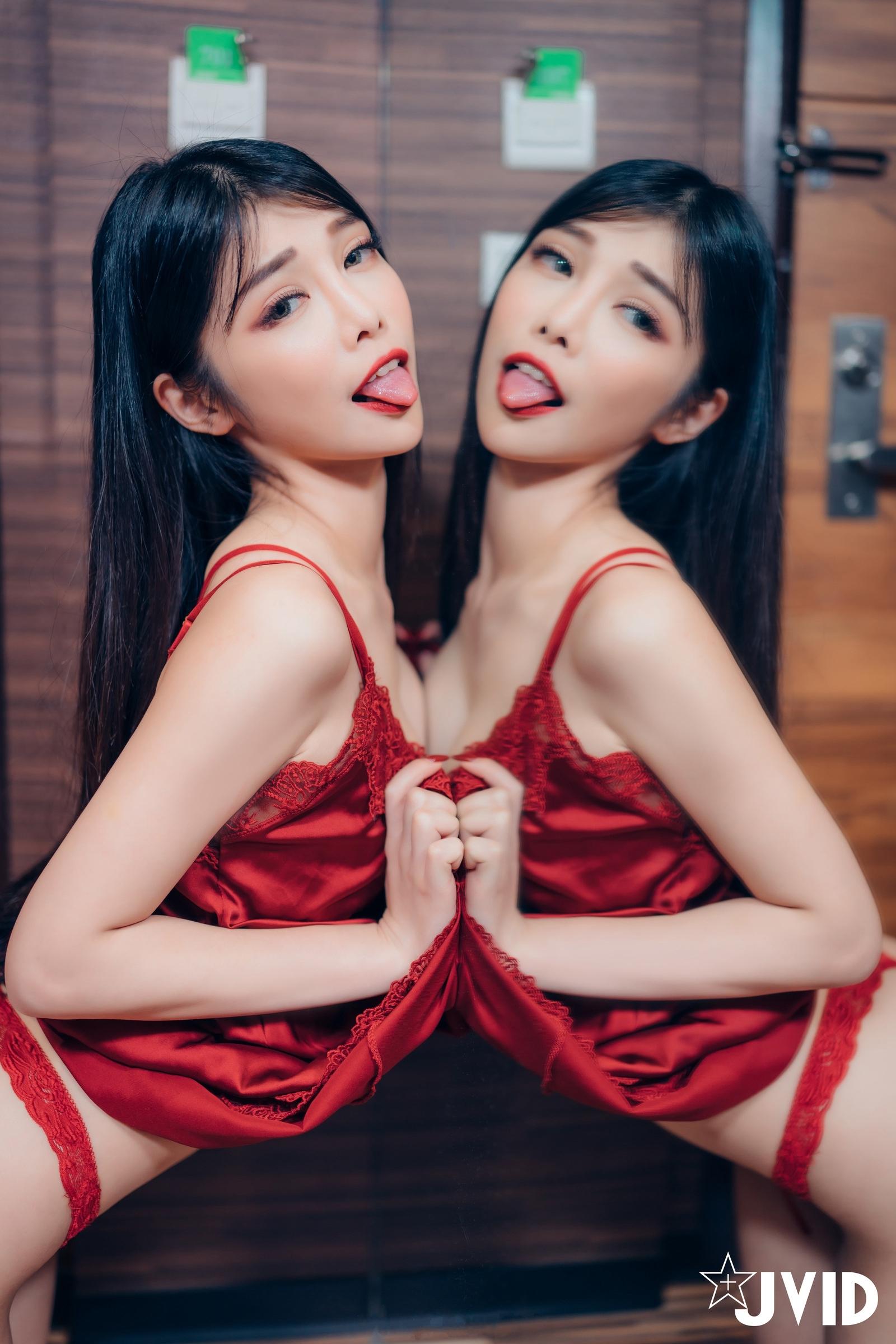 [JVID] Linda – 青春的最后一本写真-琳达女神的红色诱惑