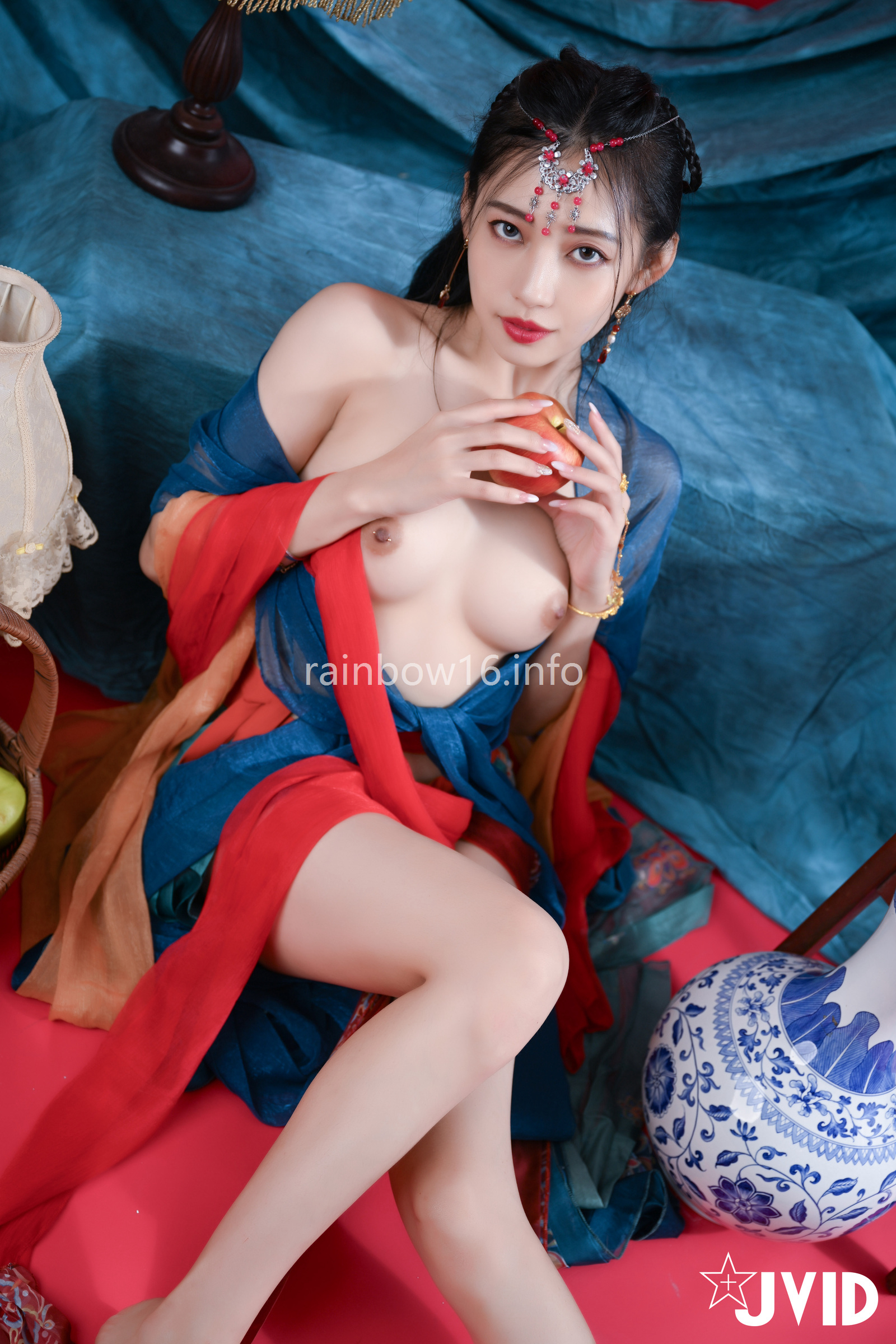 [JVID] 夏暮光 – 女神暮光敦煌風格造型服飾首度嘗試,飛越天際穿梭時空與你來場空前未有的愛戀滋味～