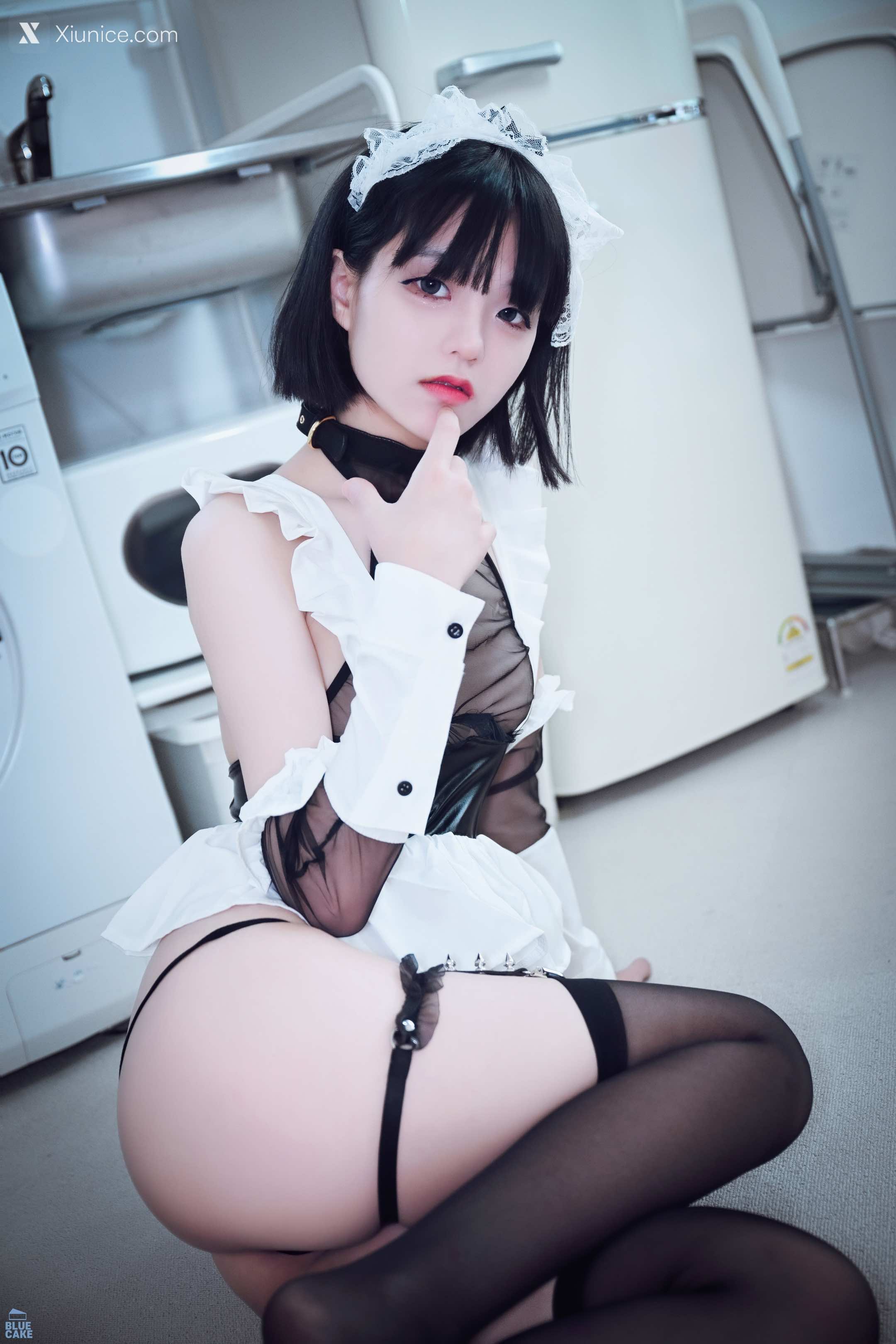 BLUECAKE Jeong Jenny (정제니) – Maid Cosplay 4K