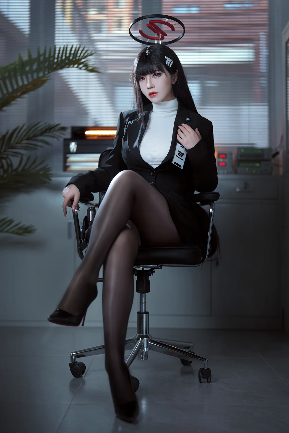 Cosplay 半半子Banbanko – 碧蓝档案 调月莉音