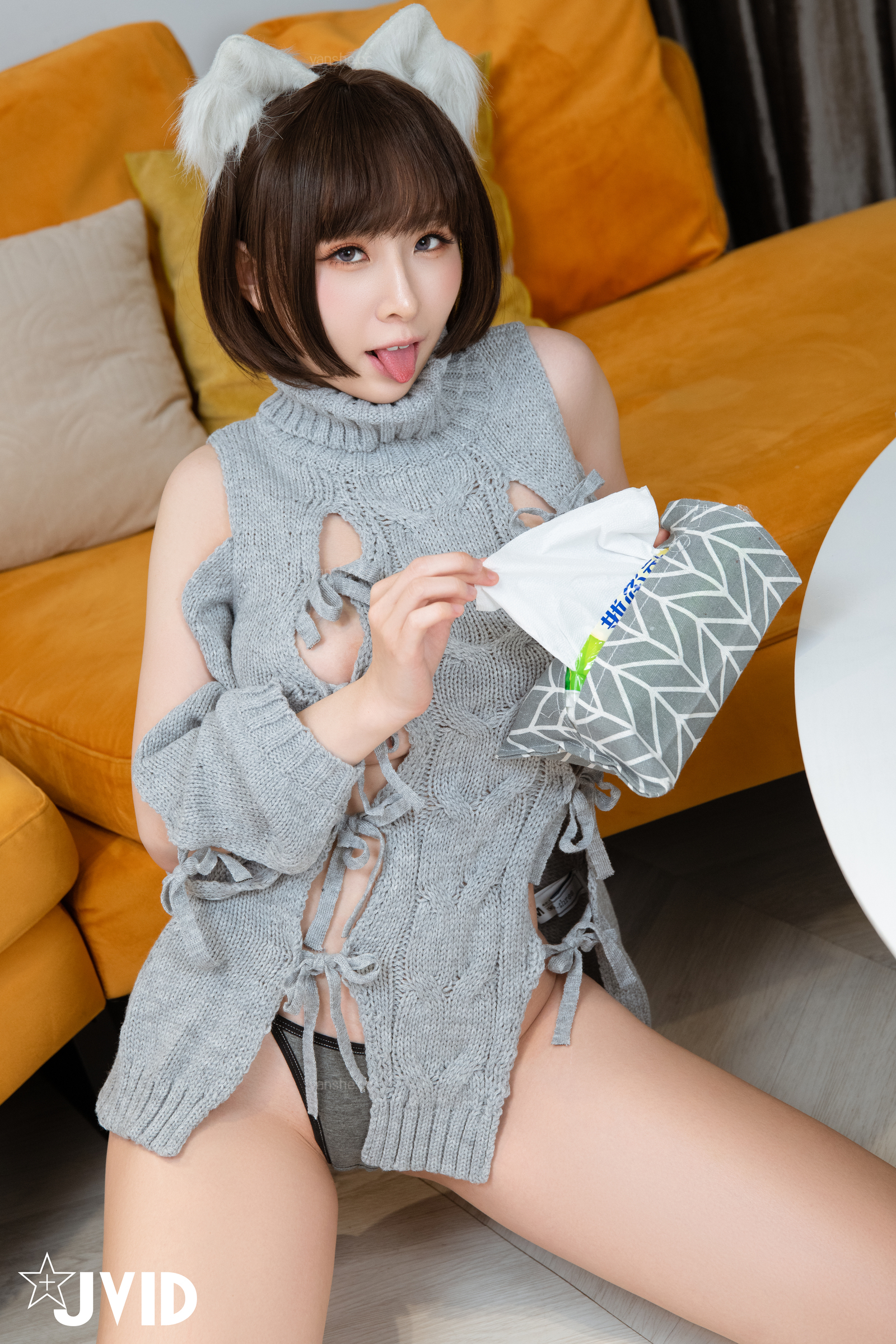 [JVID] 黎菲兒 – 元宇宙-巨乳女仆，挑逗版