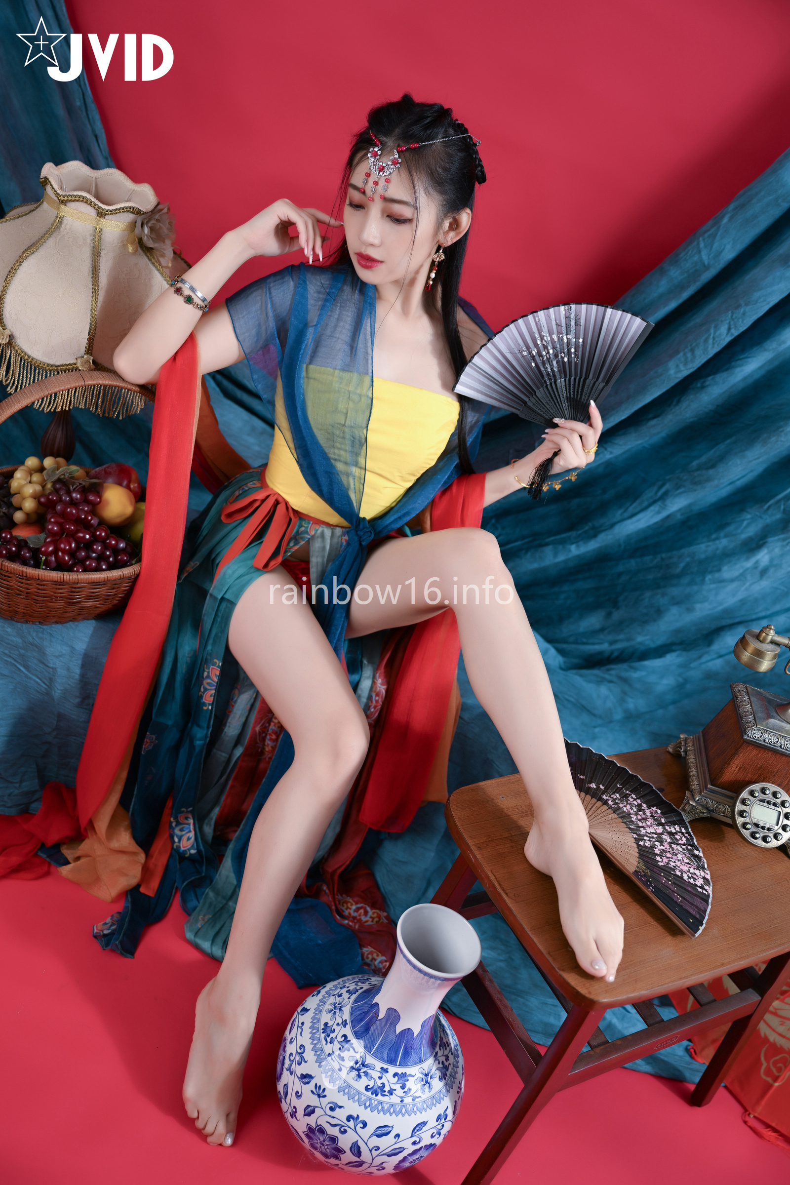 [JVID] 夏暮光 – 女神暮光敦煌風格造型服飾首度嘗試,飛越天際穿梭時空與你來場空前未有的愛戀滋味～