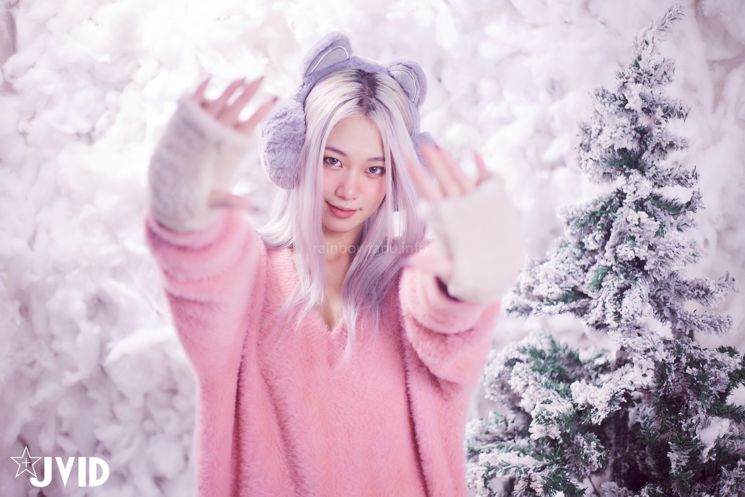 [JVID] Verna – 性感的愛死寂寞人雪女Verna陪你度過聖誕寒冬