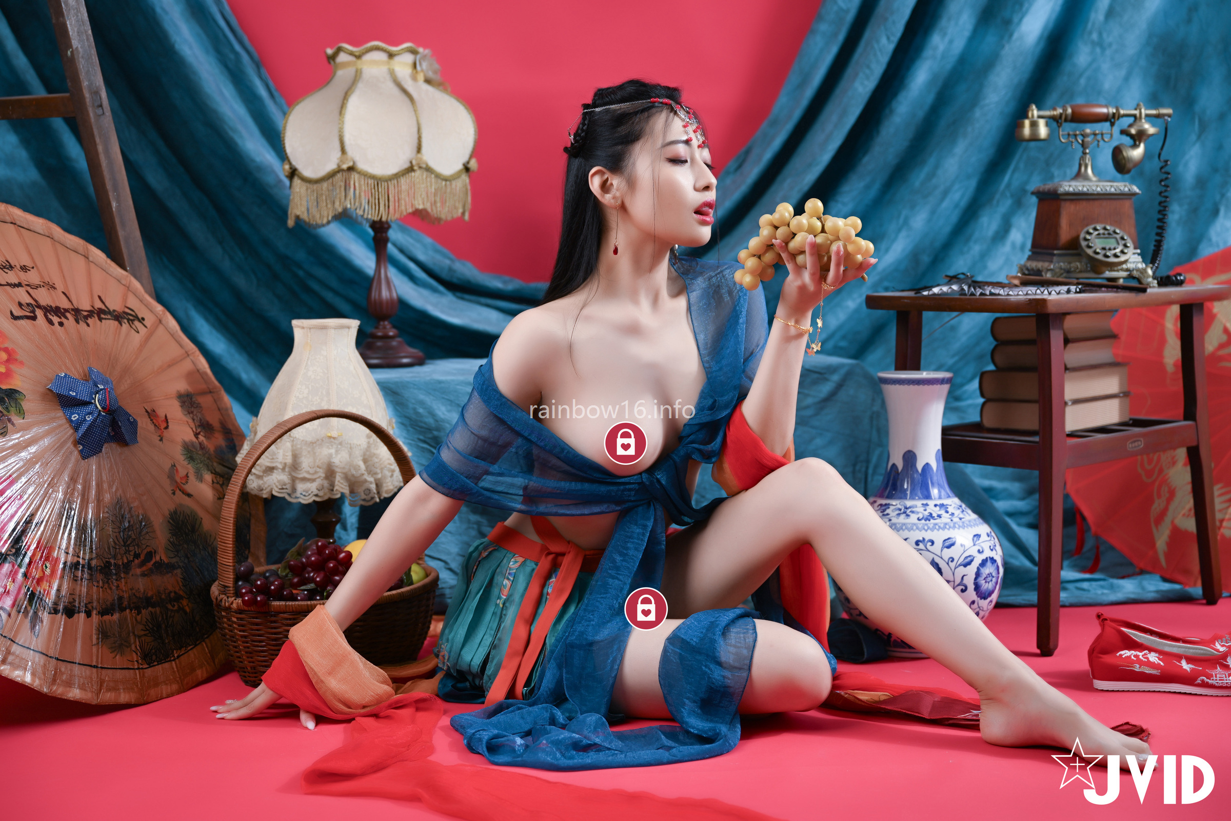 [JVID] 夏暮光 – 女神暮光敦煌風格造型服飾首度嘗試,飛越天際穿梭時空與你來場空前未有的愛戀滋味～