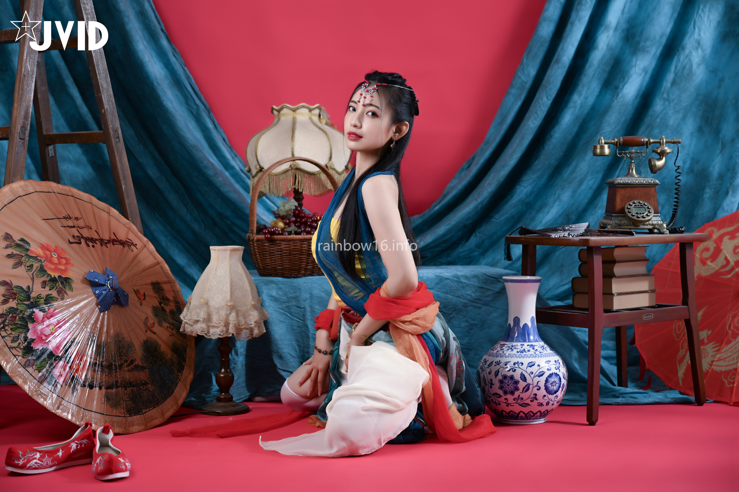 [JVID] 夏暮光 – 女神暮光敦煌風格造型服飾首度嘗試,飛越天際穿梭時空與你來場空前未有的愛戀滋味～