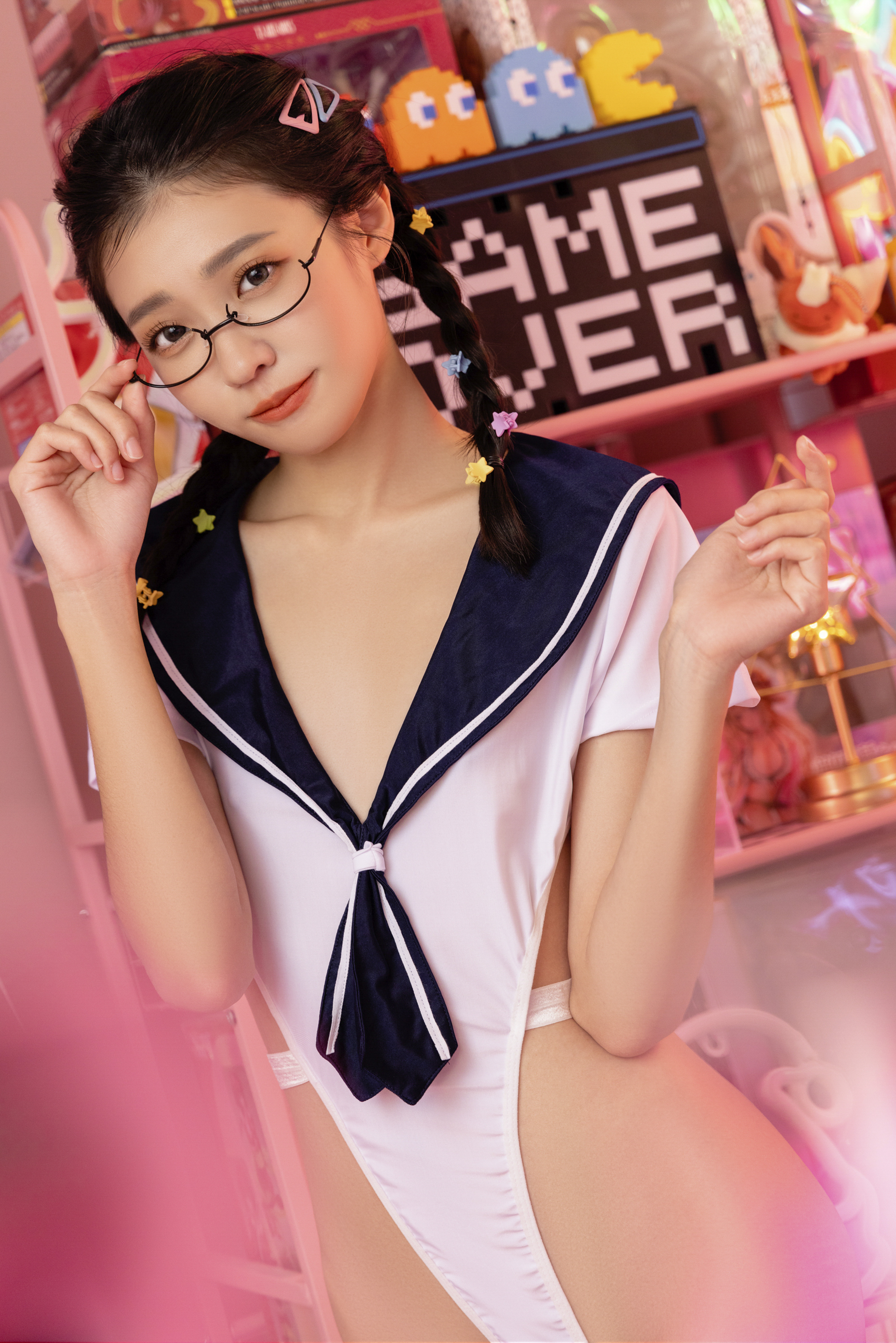 [JVID] 妍妍 Angel – 电竞少女-超可愛微乳美少女-第一次的性感開發