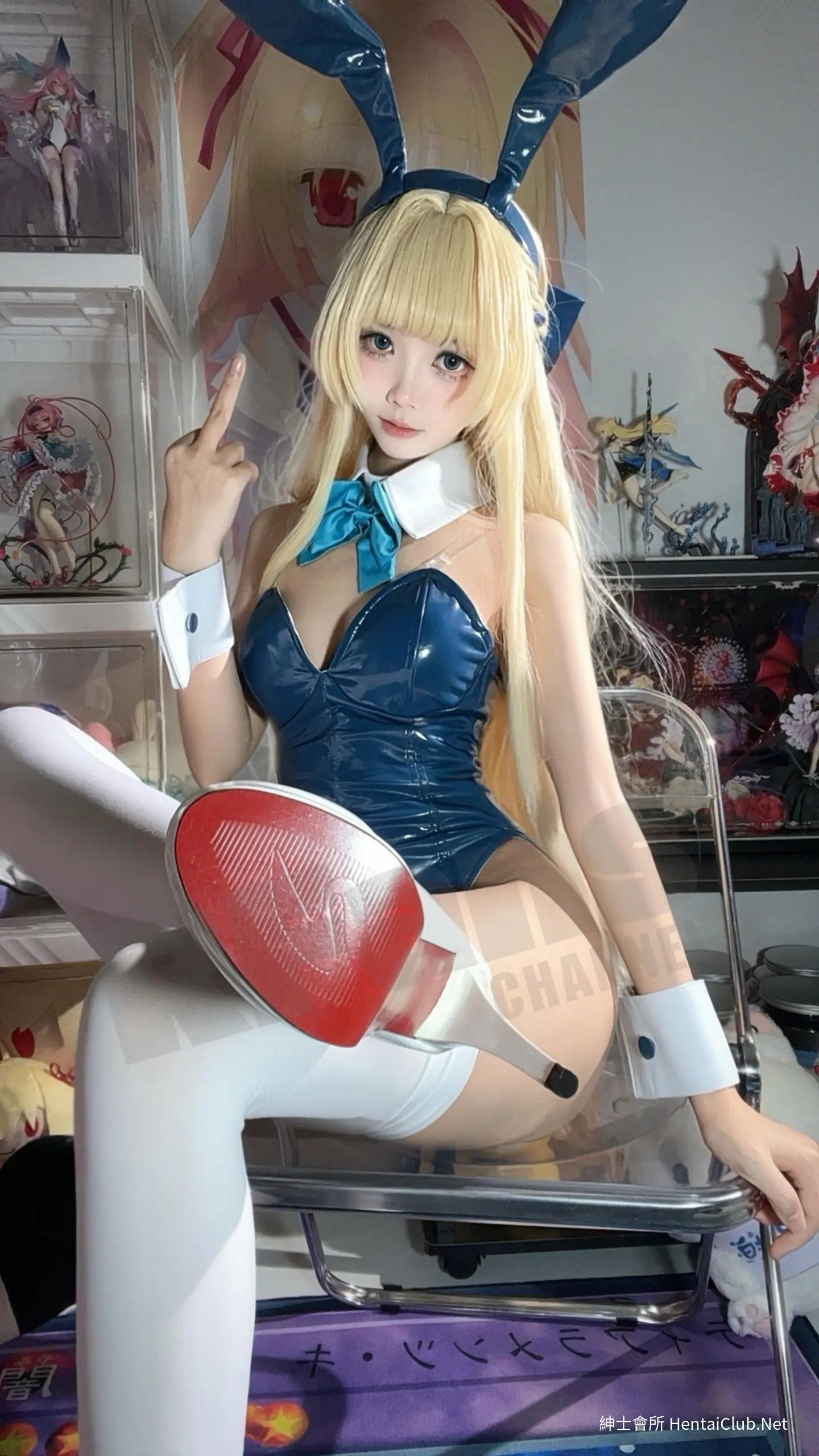 白栎Shirly 碧蓝档案 飞鸟马时 兔女郎 100 白栎Shirly 碧蓝档案 飞鸟马时 兔女郎