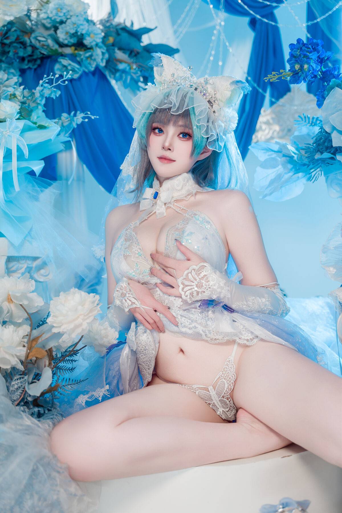 Coser@Natsuko夏夏子 - 碧蓝航线 柴郡婚纱