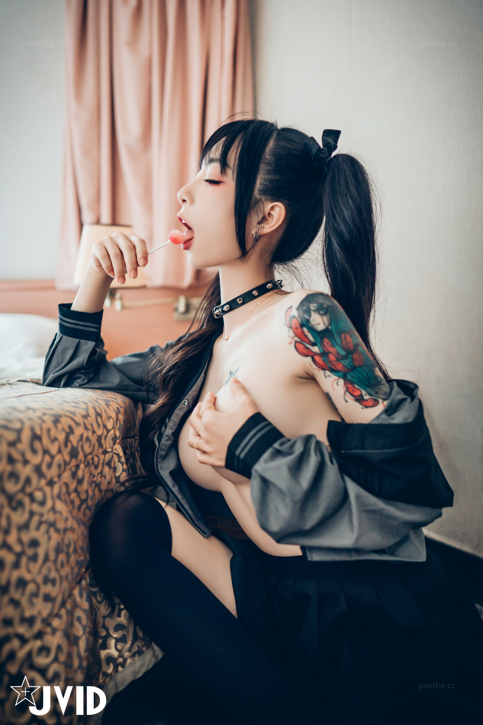 [JVID] 飄飄哥 – 色色妄想系列 校花也是大姐頭