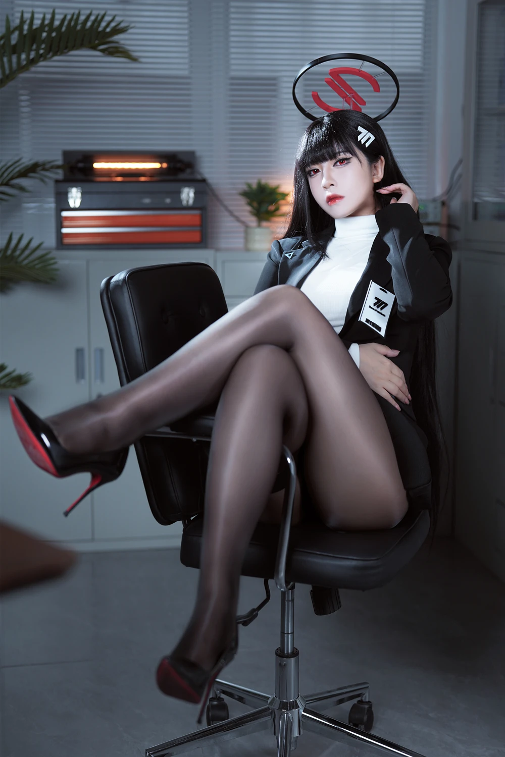 Cosplay 半半子Banbanko – 碧蓝档案 调月莉音