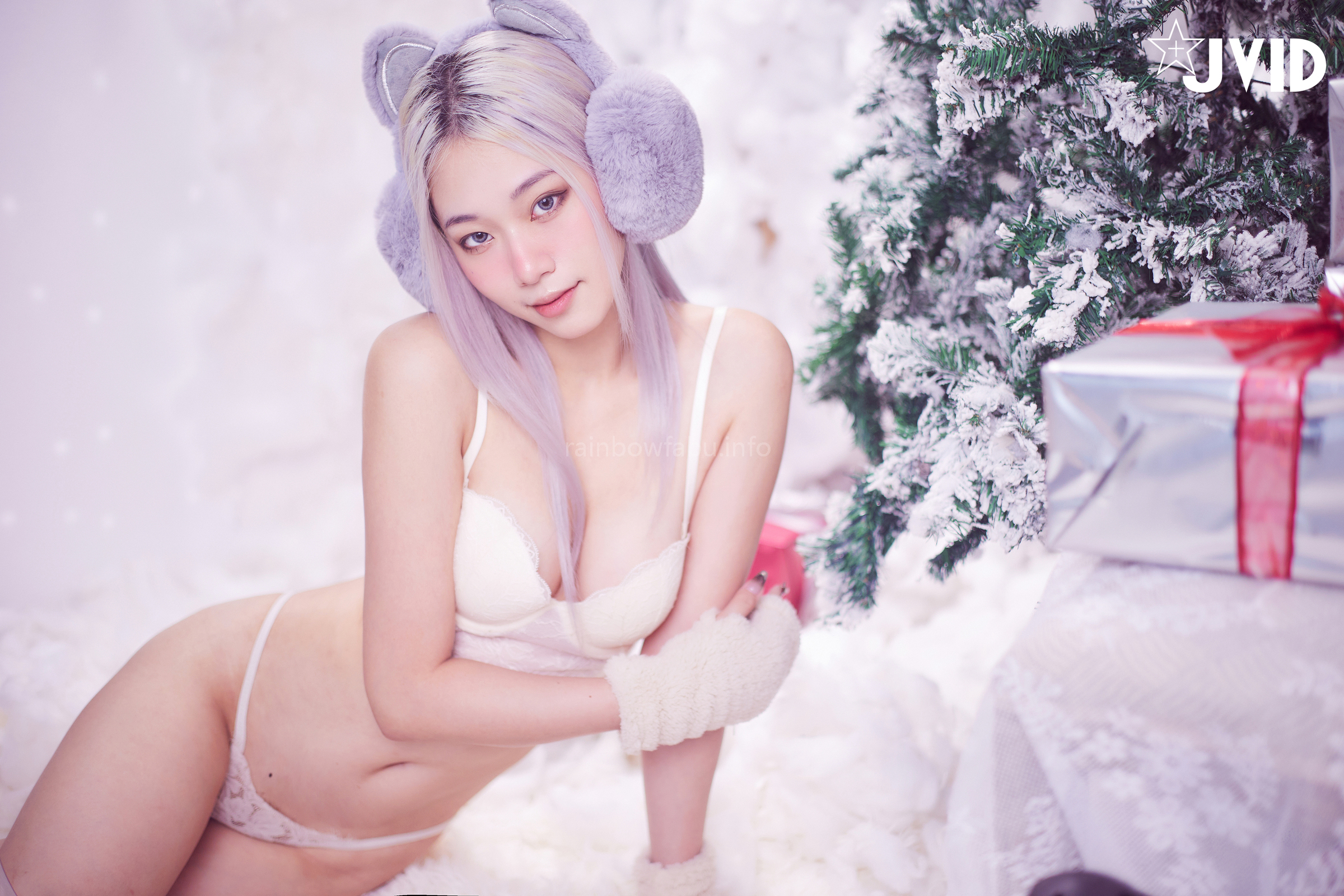 [JVID] Verna – 性感的愛死寂寞人雪女Verna陪你度過聖誕寒冬