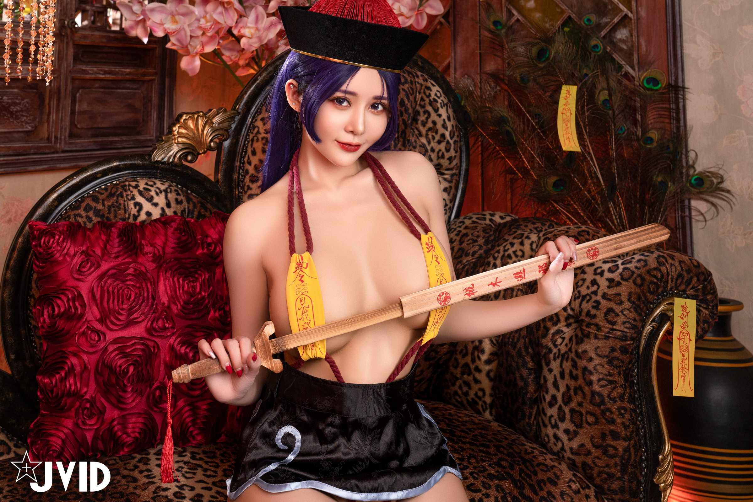 [JVID] 甜心幫 ღ 安希 – 菰蒲風動縱斜影，殭屍奶光安希膣得液滿