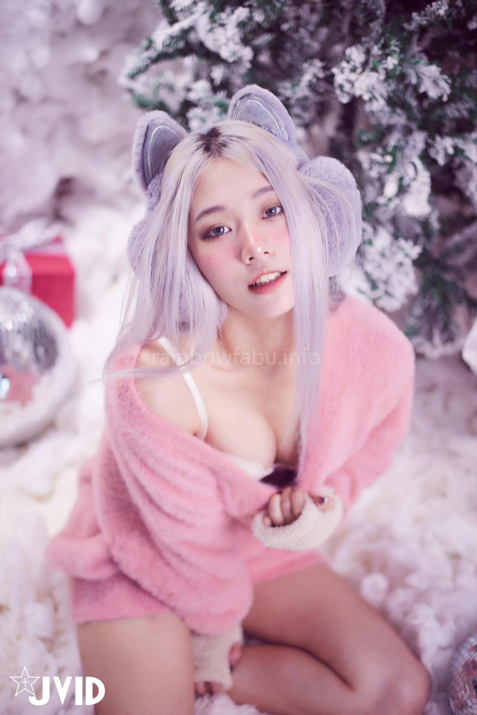 [JVID] Verna – 性感的愛死寂寞人雪女Verna陪你度過聖誕寒冬