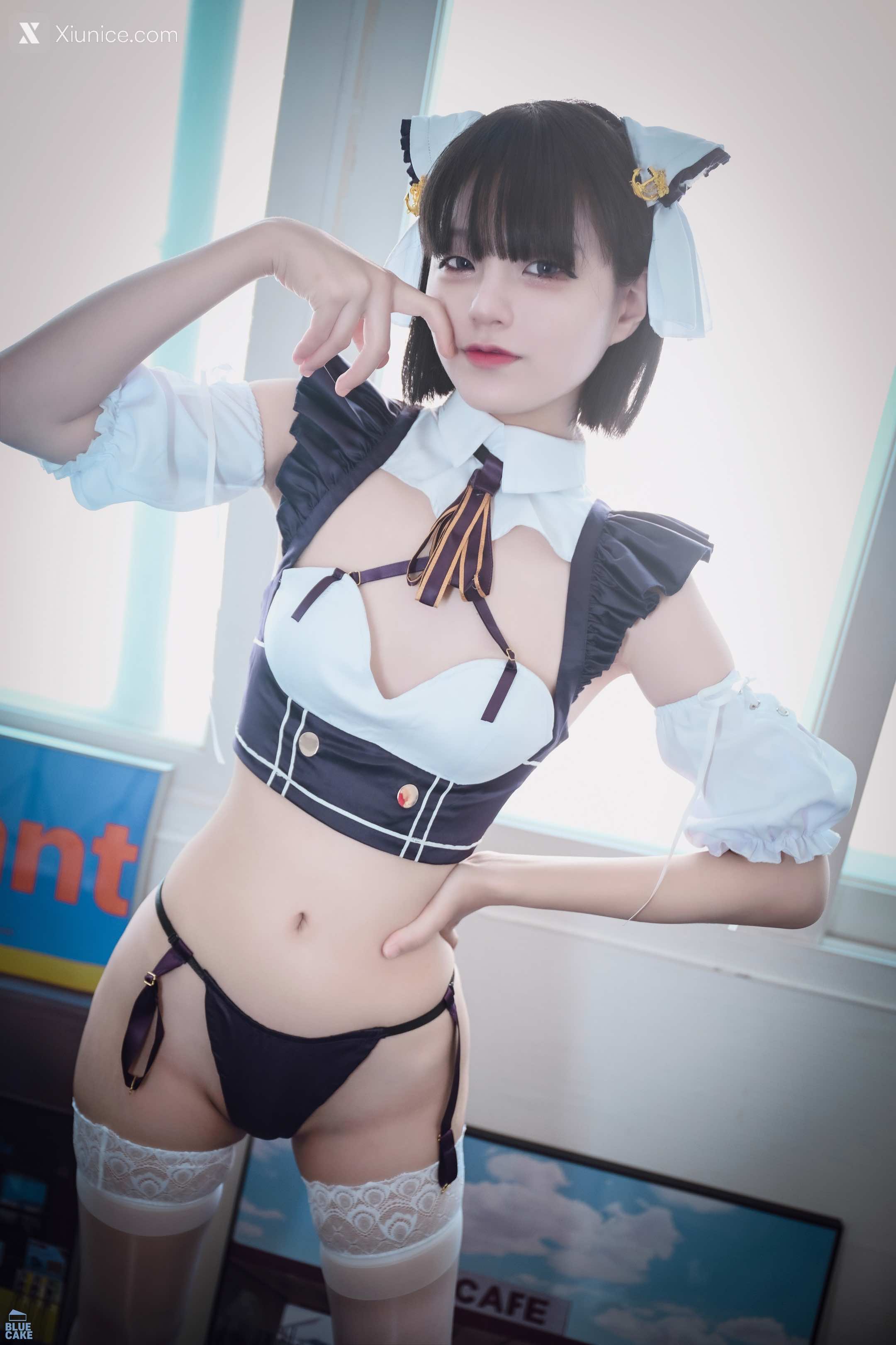 BLUECAKE Jeong Jenny (정제니) – Maid Cosplay 4K
