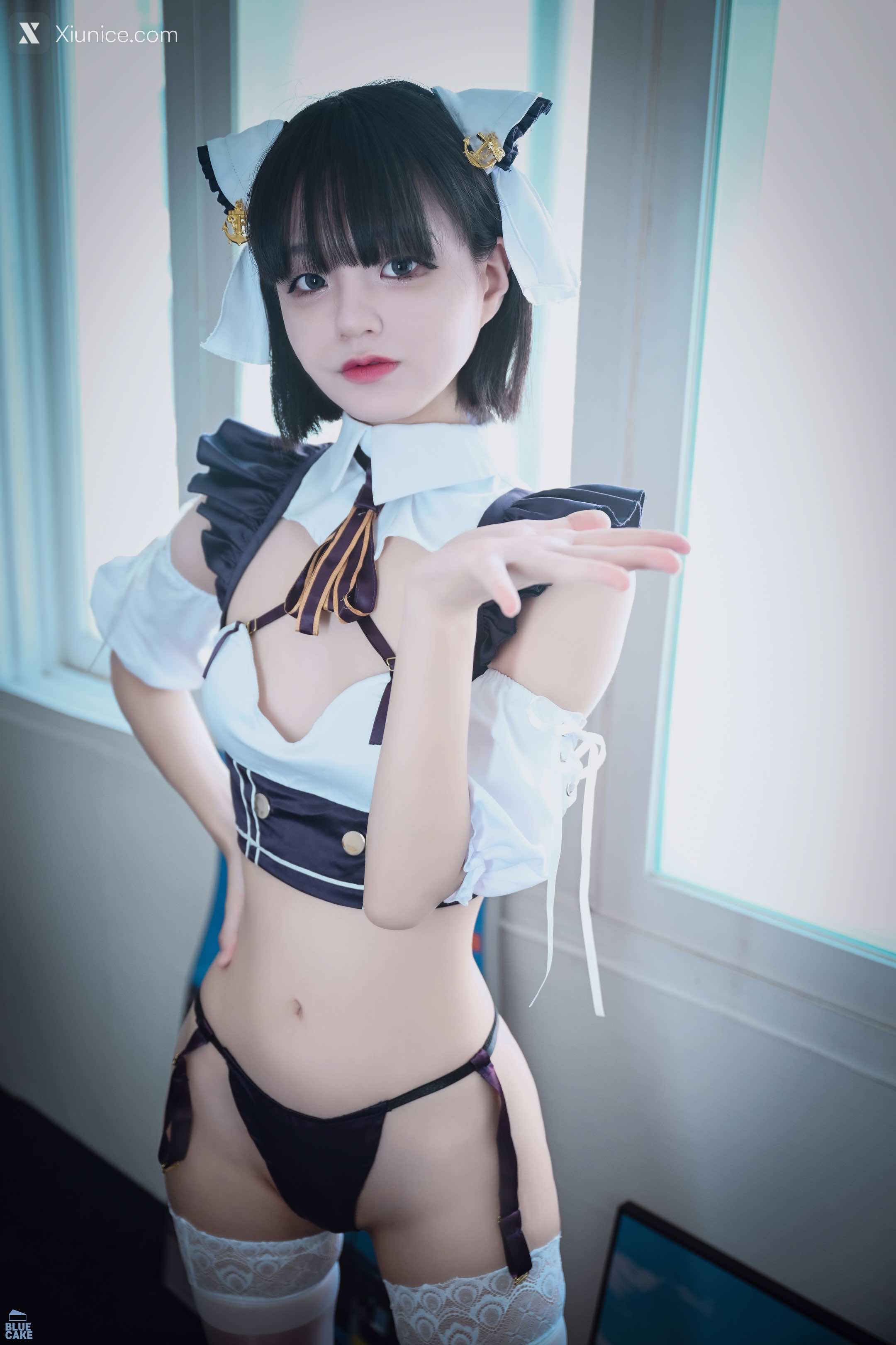 BLUECAKE Jeong Jenny (정제니) – Maid Cosplay 4K