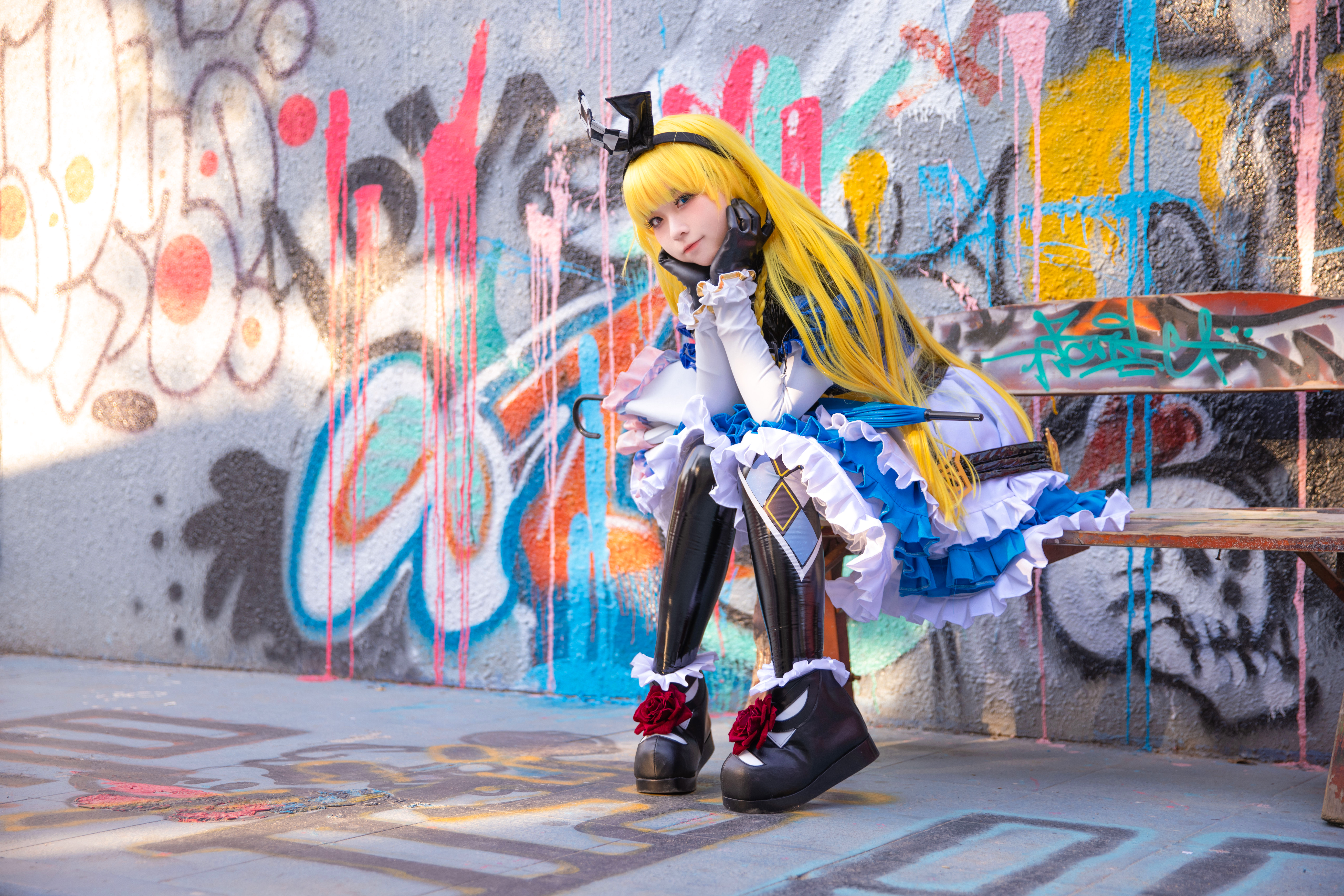 [Cosplay] G44不会受伤 多娜多娜 爱丽丝