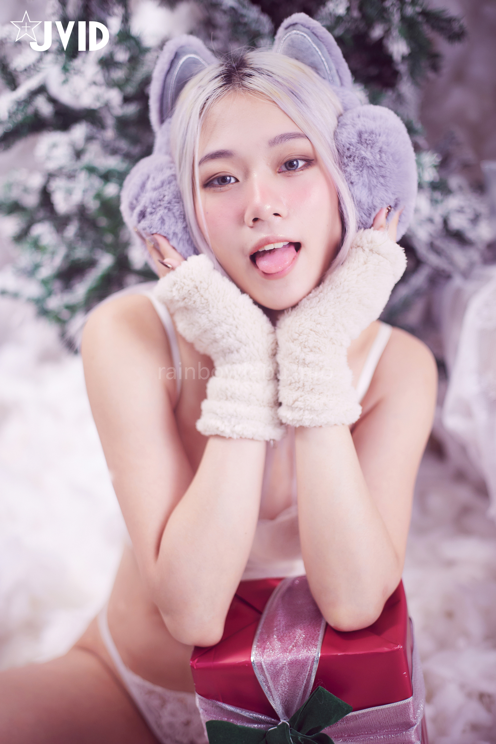 [JVID] Verna – 性感的愛死寂寞人雪女Verna陪你度過聖誕寒冬