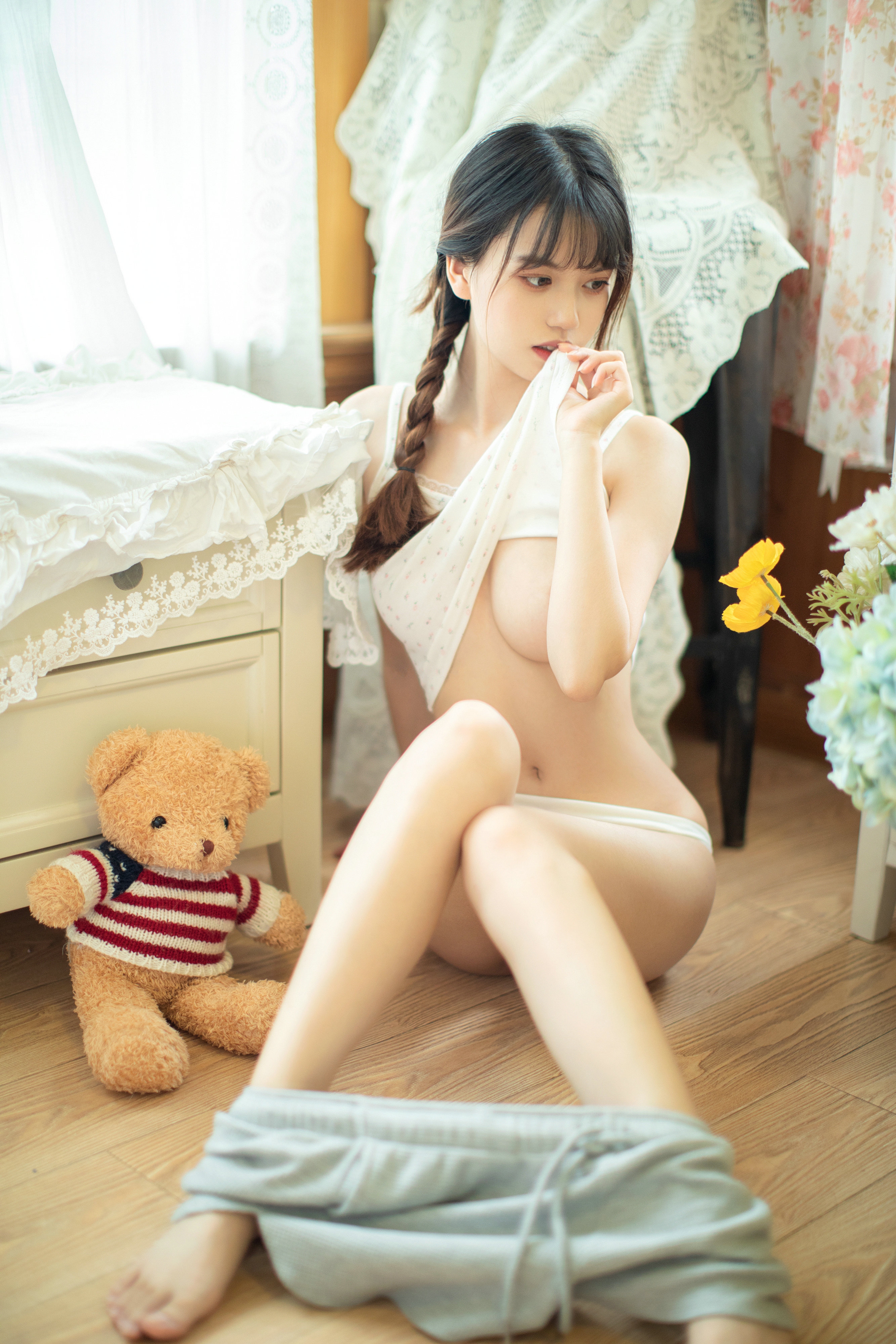 [Cosplay] 会拍照的咔咔 NO.007 劳小白 校服jk