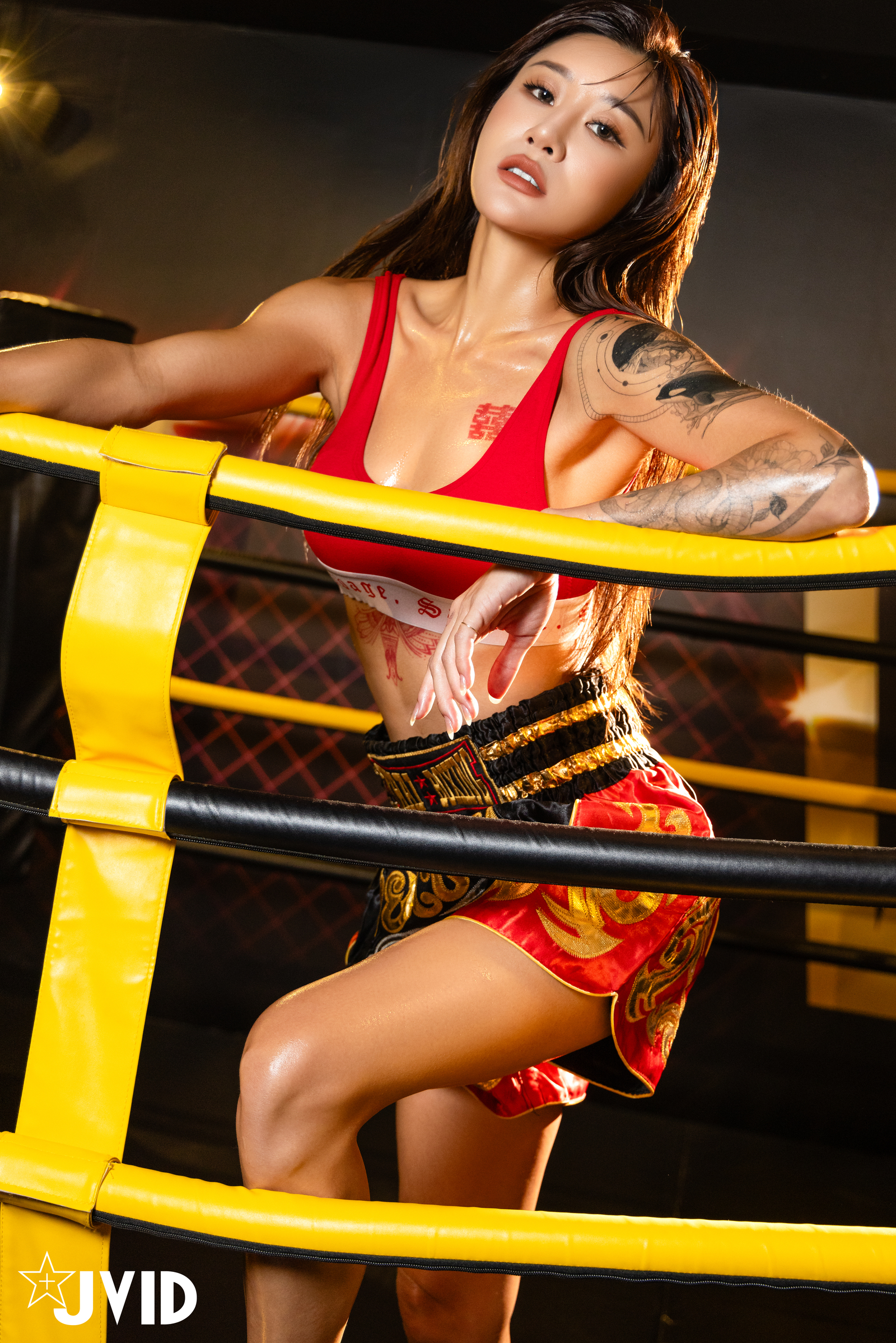 [JVID] Lara 雙囍 – 全裸搏擊擂台 The Empress’s Struggle in the Naked Fight Zone