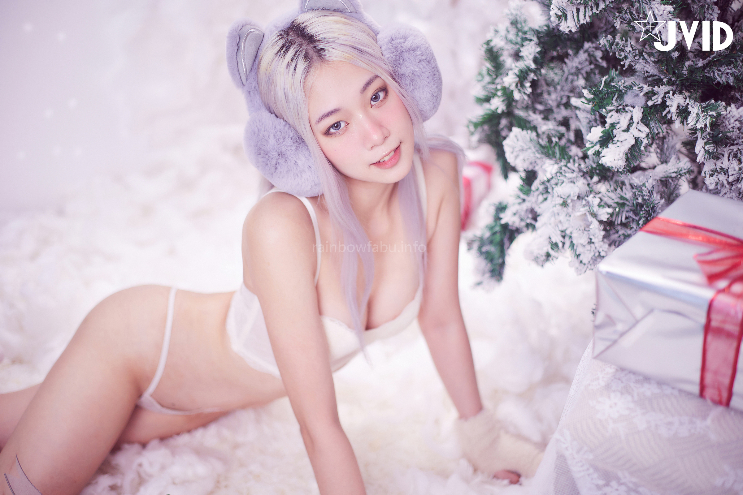 [JVID] Verna – 性感的愛死寂寞人雪女Verna陪你度過聖誕寒冬