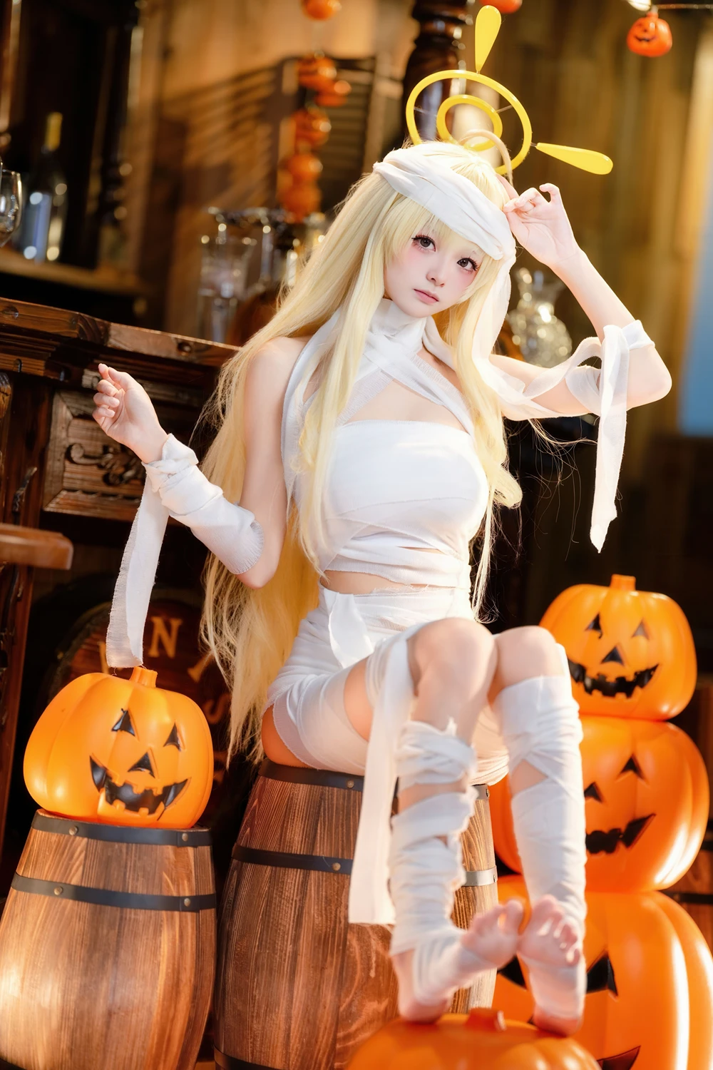 Cosplay 九柒喵 – 好美＆妃咲万圣节