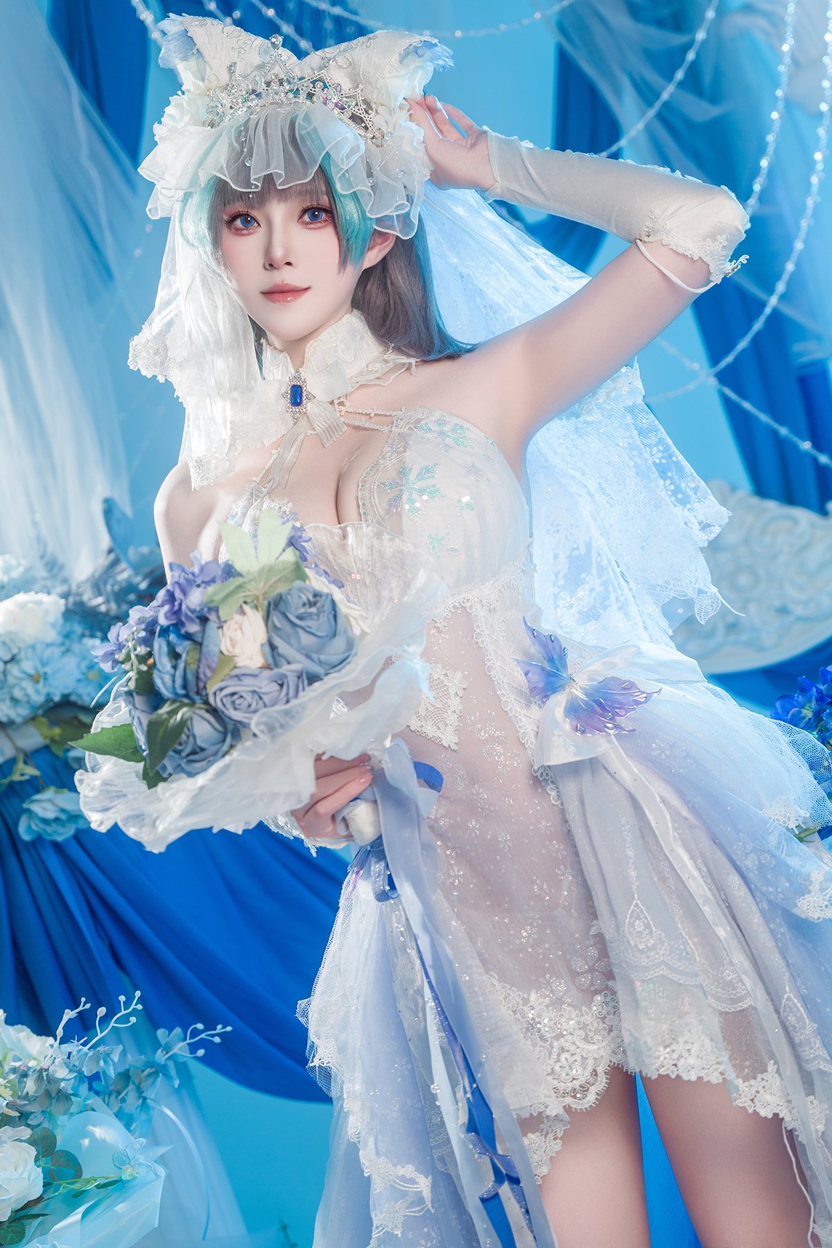 Coser@Natsuko夏夏子 - 碧蓝航线 柴郡婚纱
