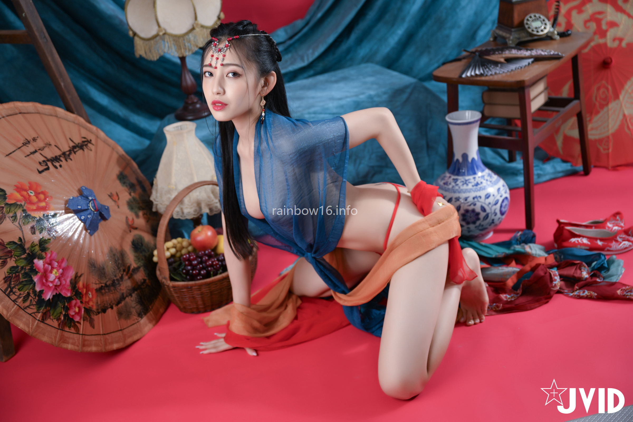 [JVID] 夏暮光 – 女神暮光敦煌風格造型服飾首度嘗試,飛越天際穿梭時空與你來場空前未有的愛戀滋味～