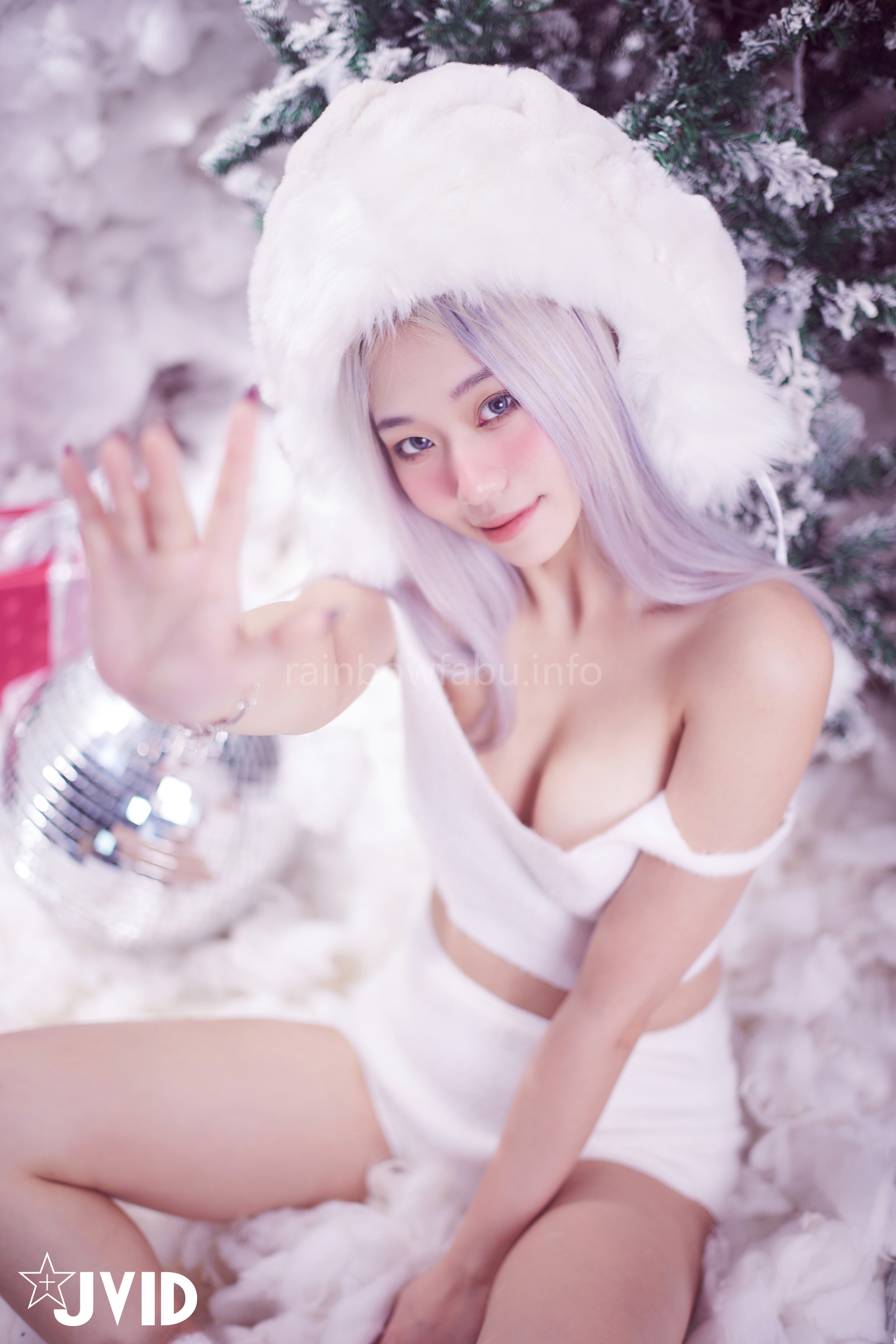 [JVID] Verna – 性感的愛死寂寞人雪女Verna陪你度過聖誕寒冬