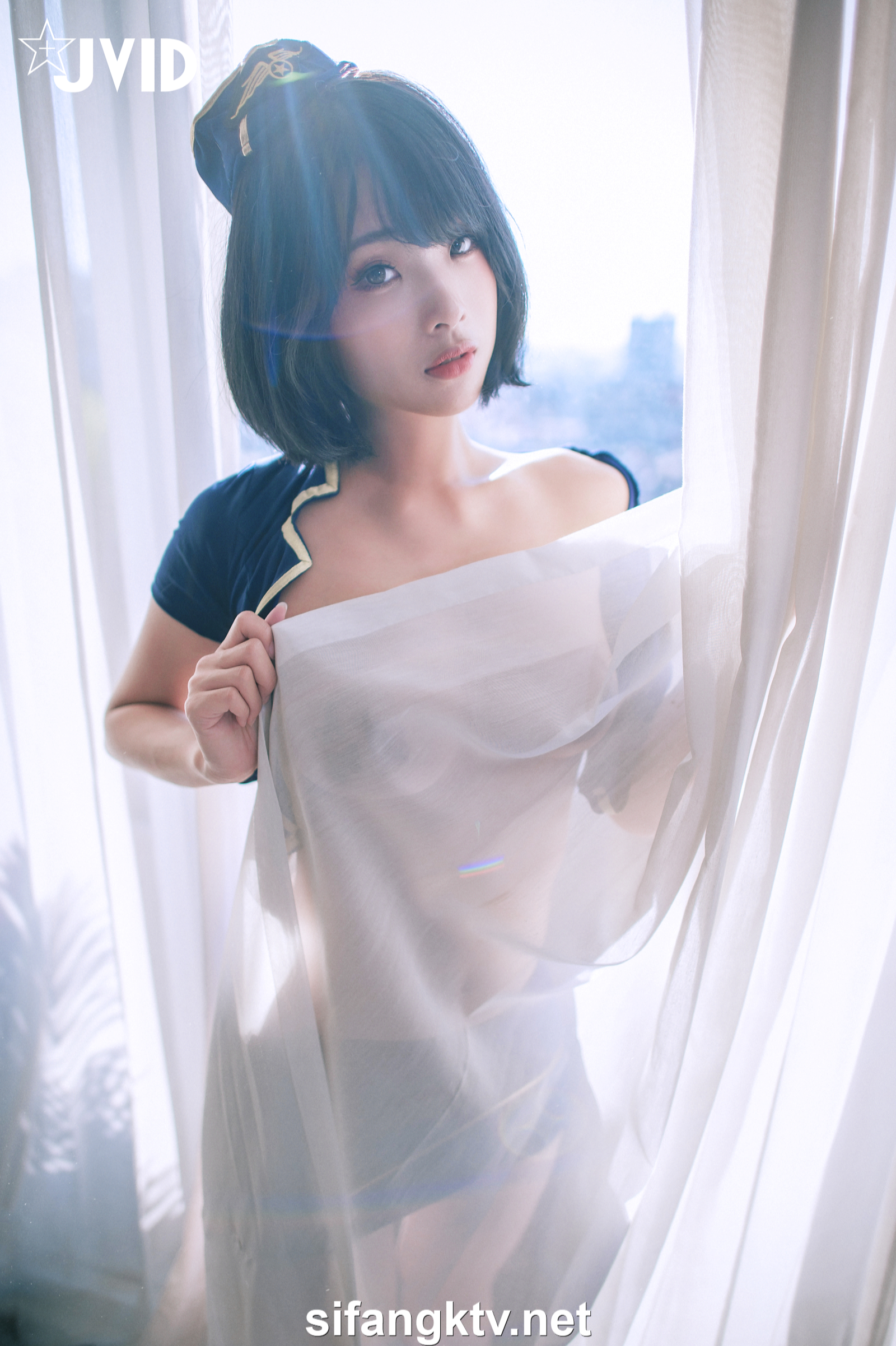 [JVID] 露露咪 – 淫蕩美艷空姐的教育「性」
