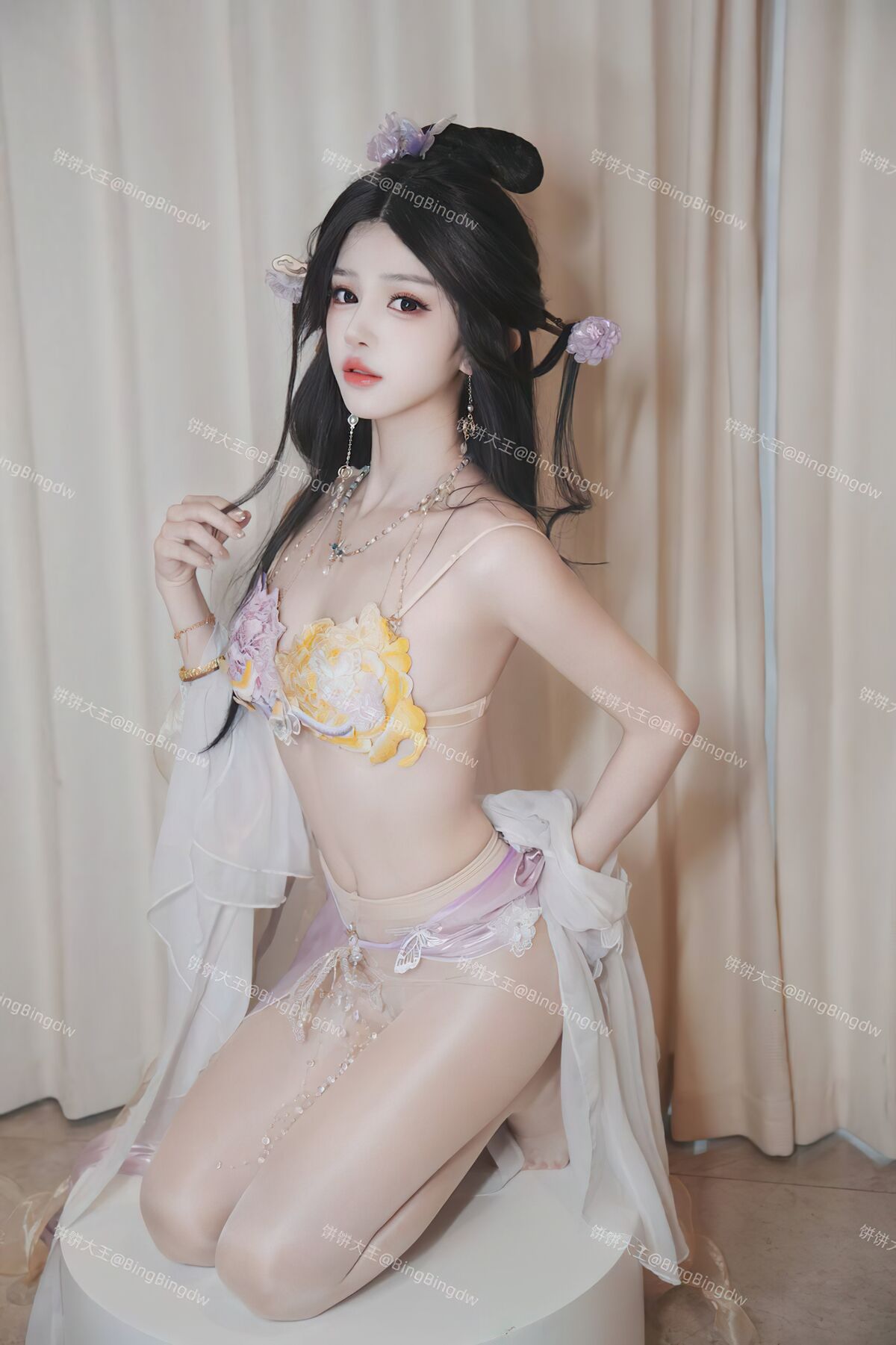 Coser@饼饼大王 - 永劫无间迦南闭月之颜cos