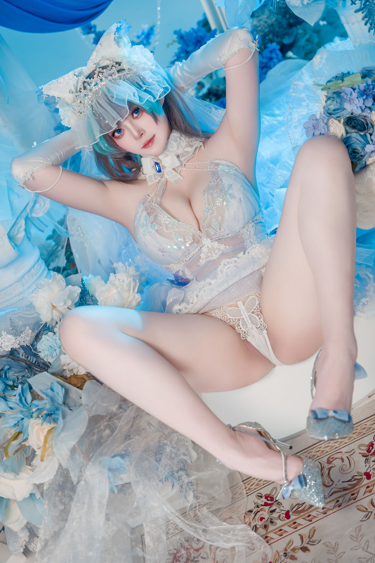 Coser@Natsuko夏夏子 - 碧蓝航线 柴郡婚纱