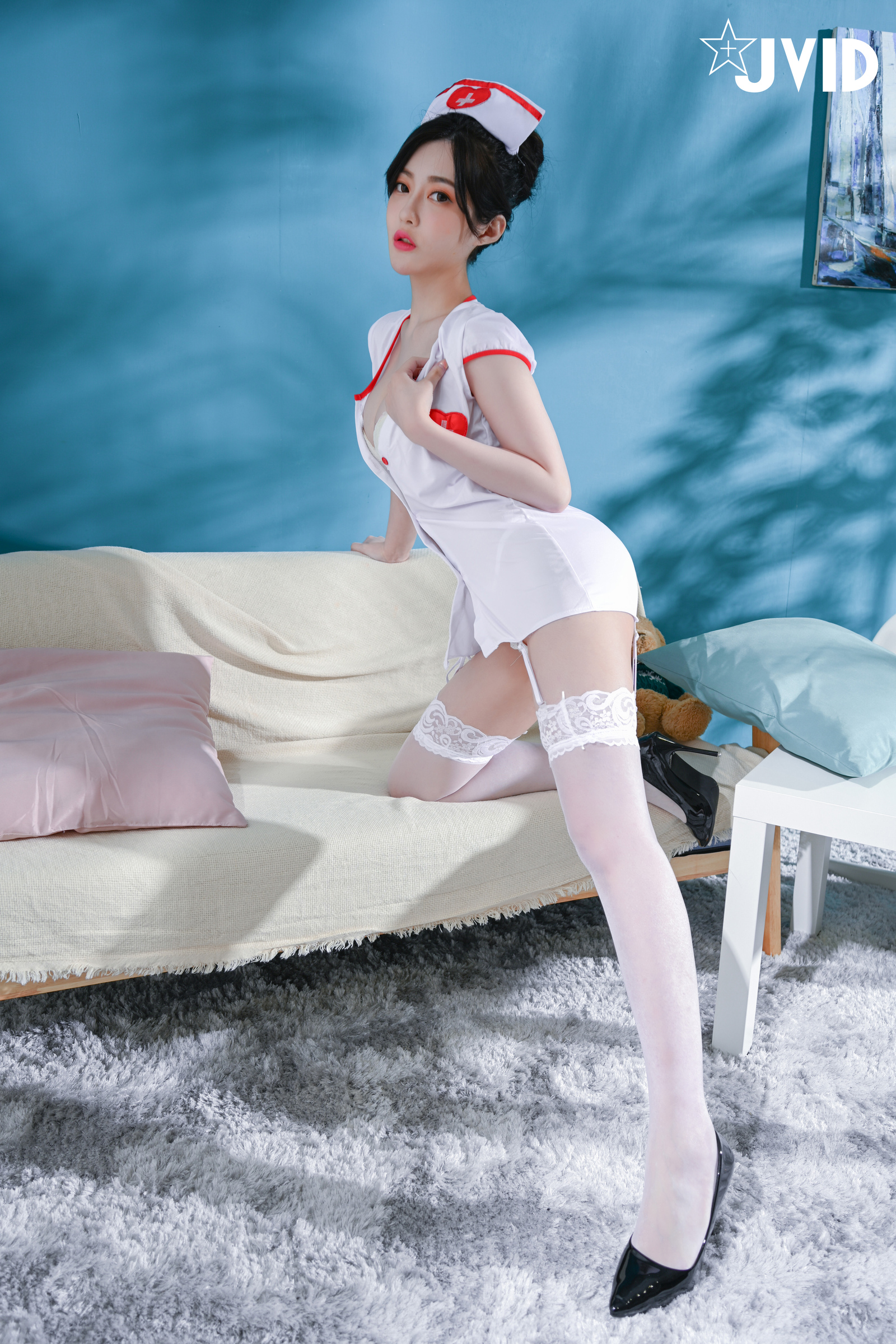 [JVID] 璃奈醬 – 打完疫苗是不是發燒酸痛痛？小護士璃奈醬全心陪伴照顧你!還沒輪到打疫苗超幹？沒關係璃奈醬腳開開給你在神鮑裡注入白色汁液