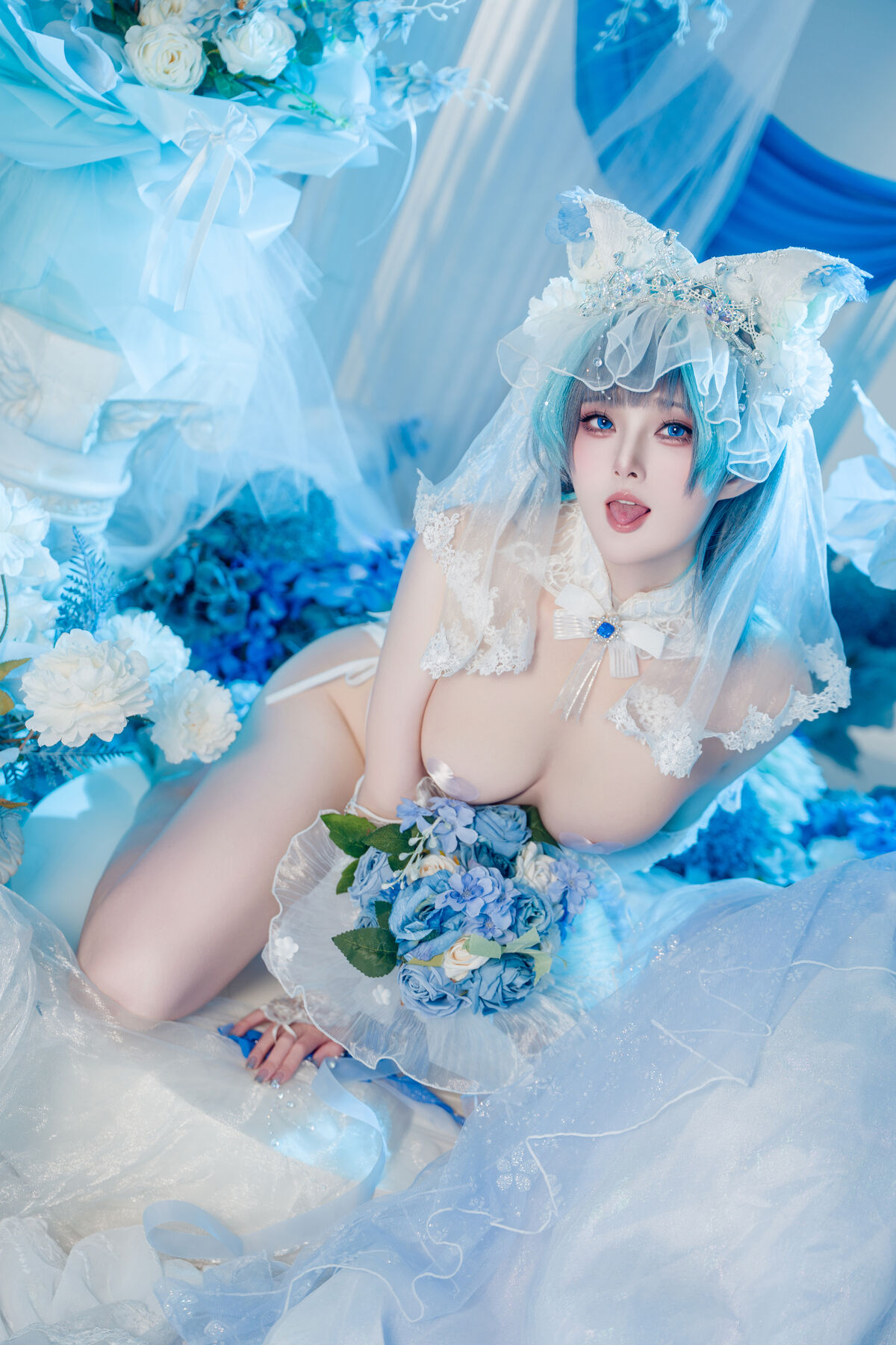 Coser@Natsuko夏夏子 - 碧蓝航线 柴郡婚纱