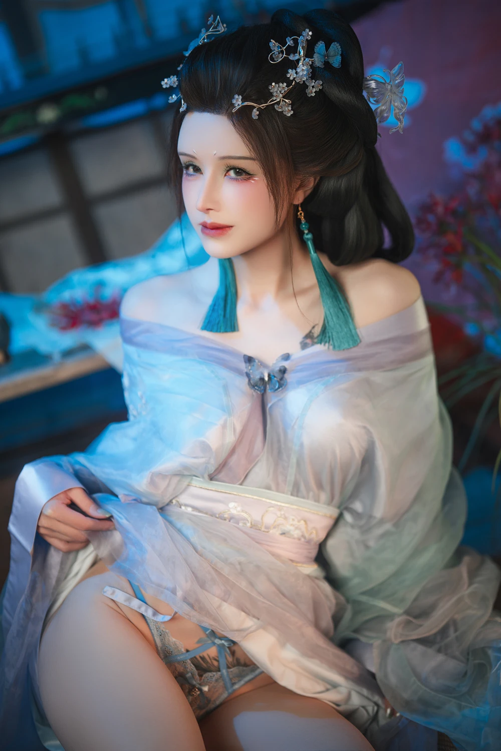 Cosplay 鹿八岁 – 碎蝶梦
