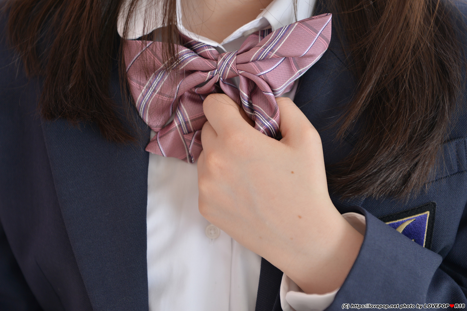 [Lovepop] Kozue Fujita 藤田こずえ - No.L-0690 Photoset #006 School Uniform (Blazer)
