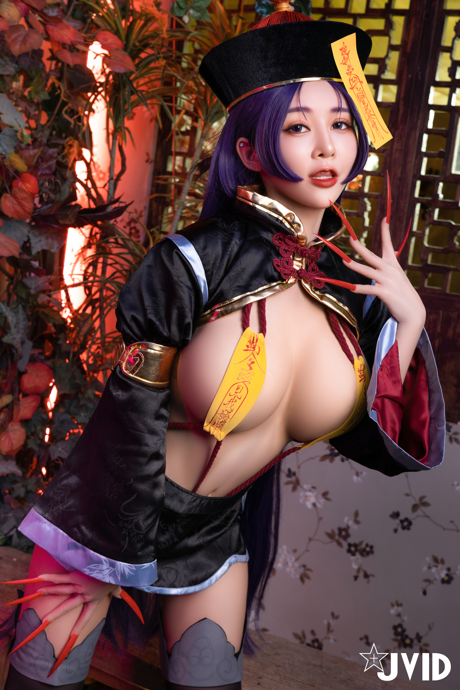 [JVID] 甜心幫 ღ 安希 – 菰蒲風動縱斜影，殭屍奶光安希膣得液滿