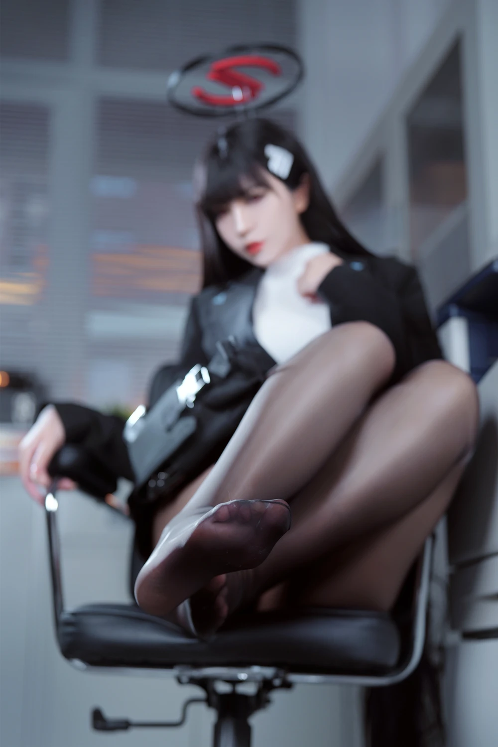 Cosplay 半半子Banbanko – 碧蓝档案 调月莉音