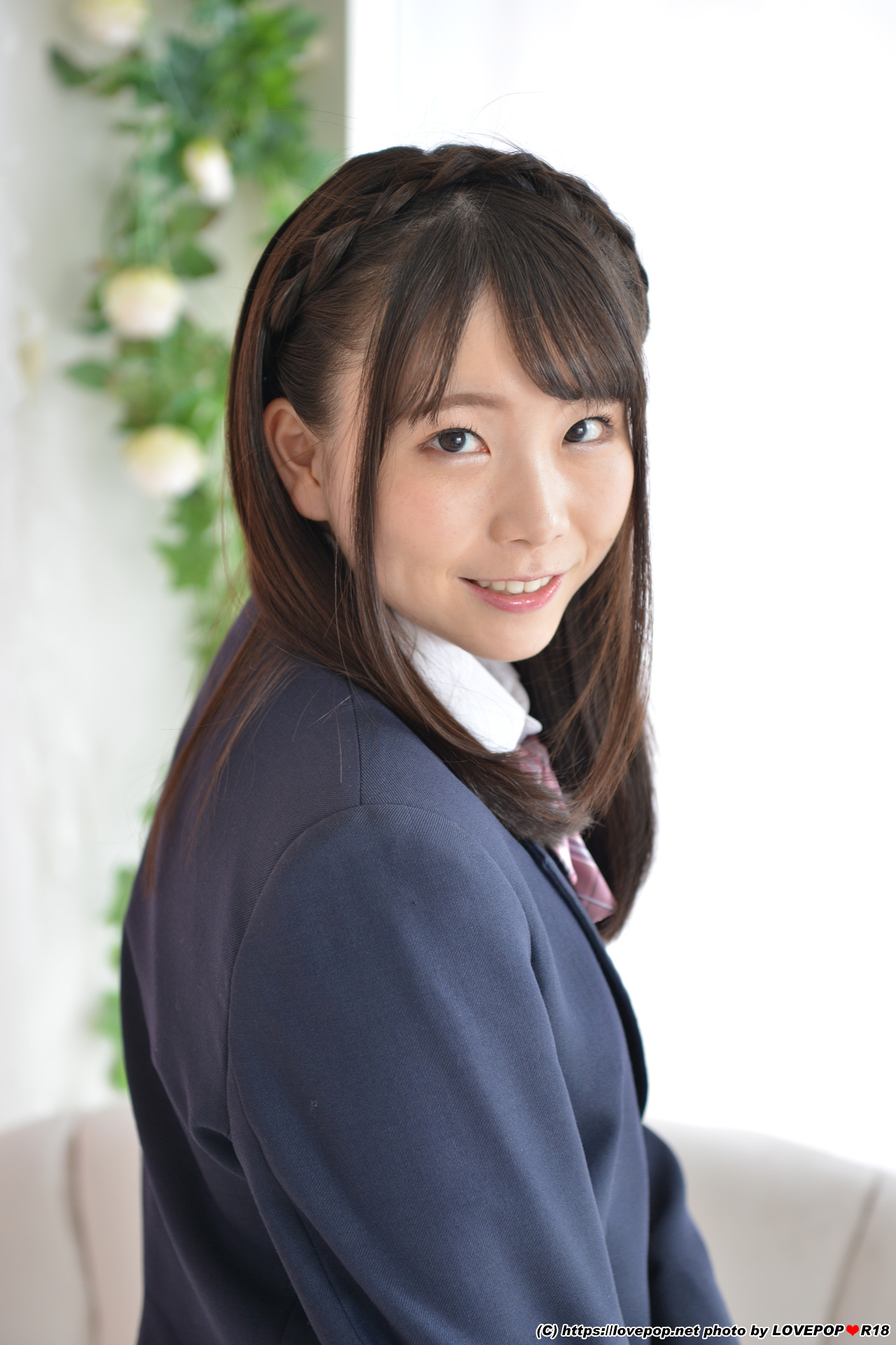 [Lovepop] Kozue Fujita 藤田こずえ - No.L-0690 Photoset #006 School Uniform (Blazer)