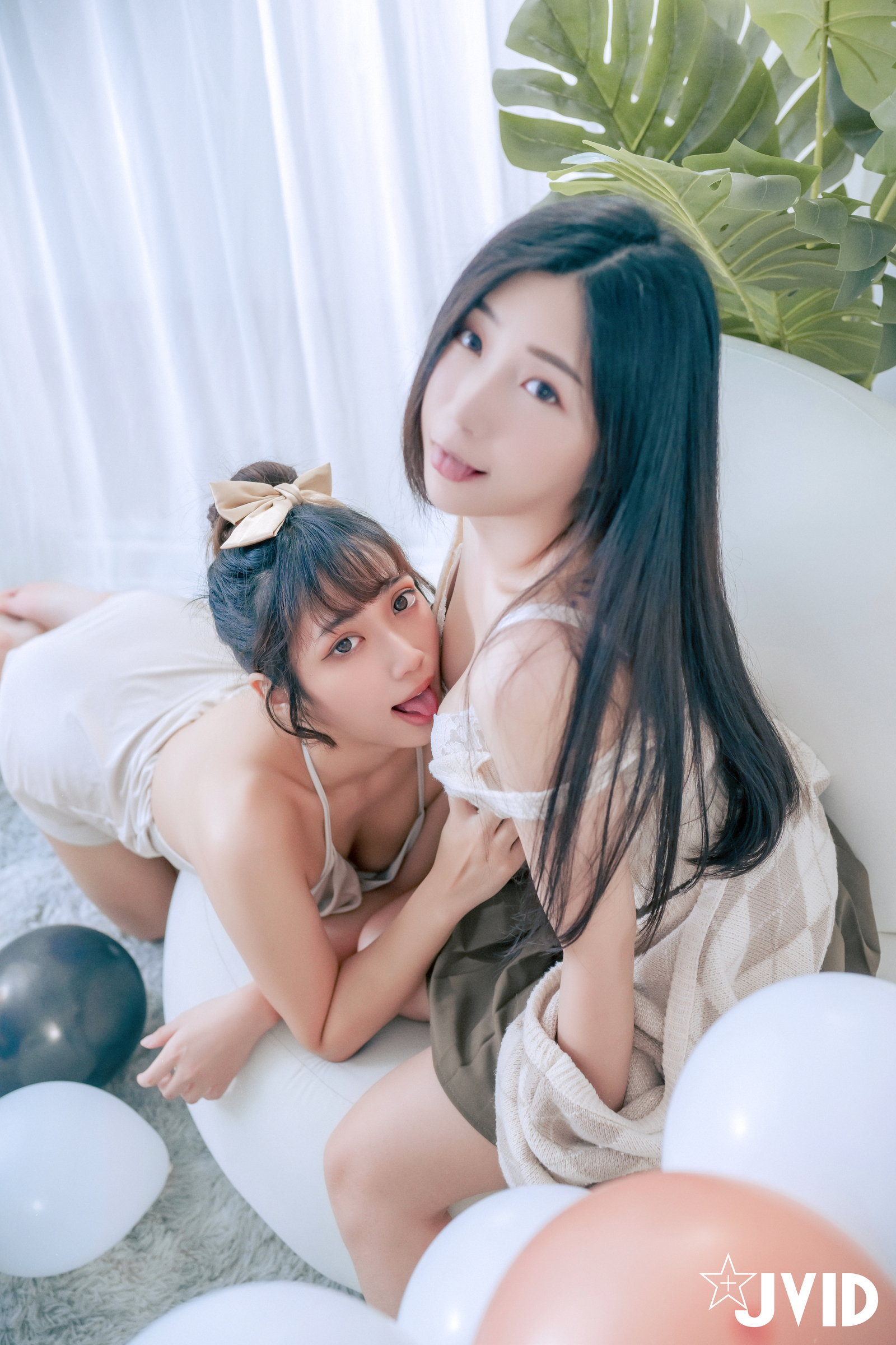 [JVID] 井野奈 & 肉包 – 色慾融合の閨蜜慶生派對