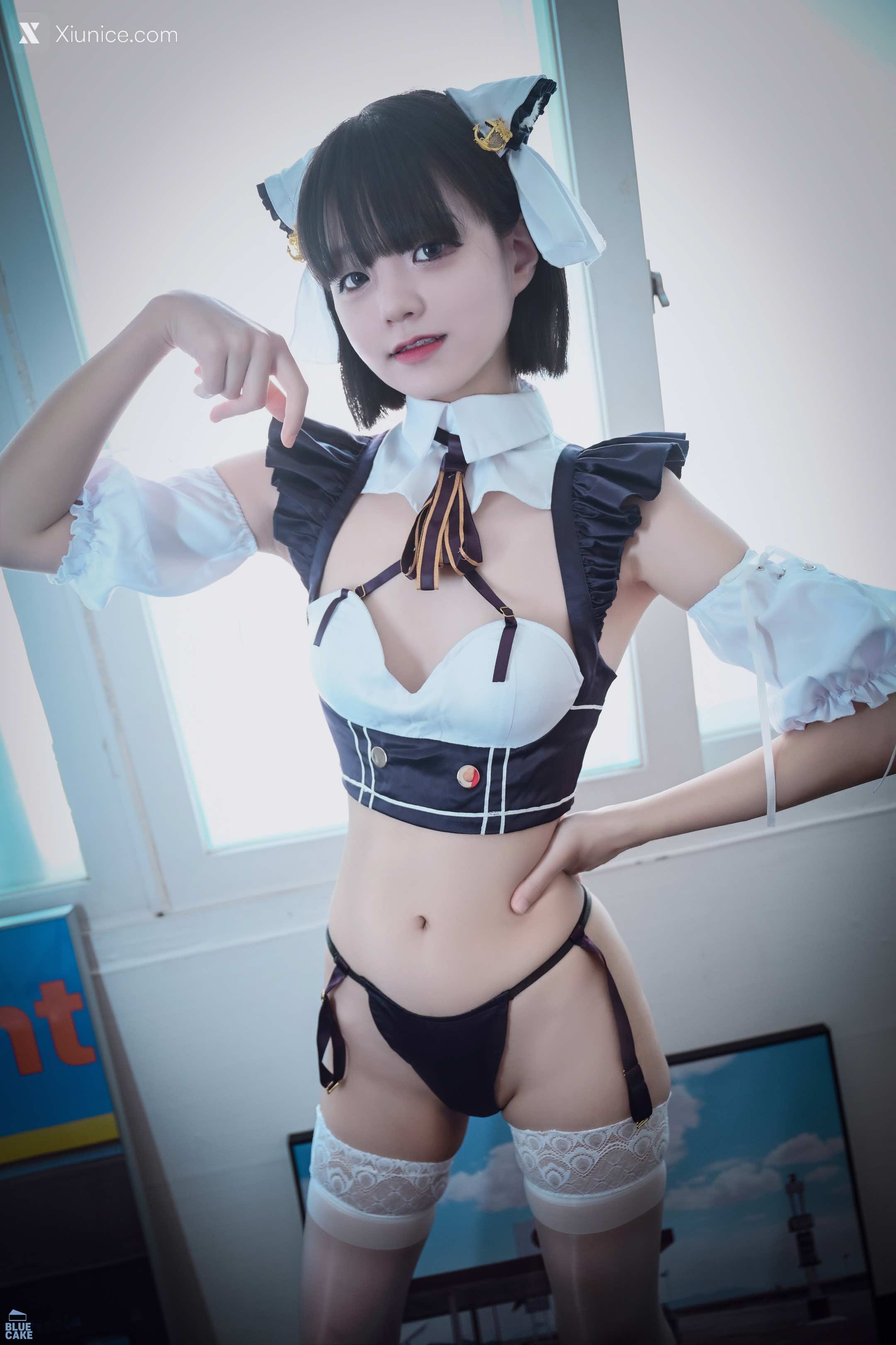 BLUECAKE Jeong Jenny (정제니) – Maid Cosplay 4K