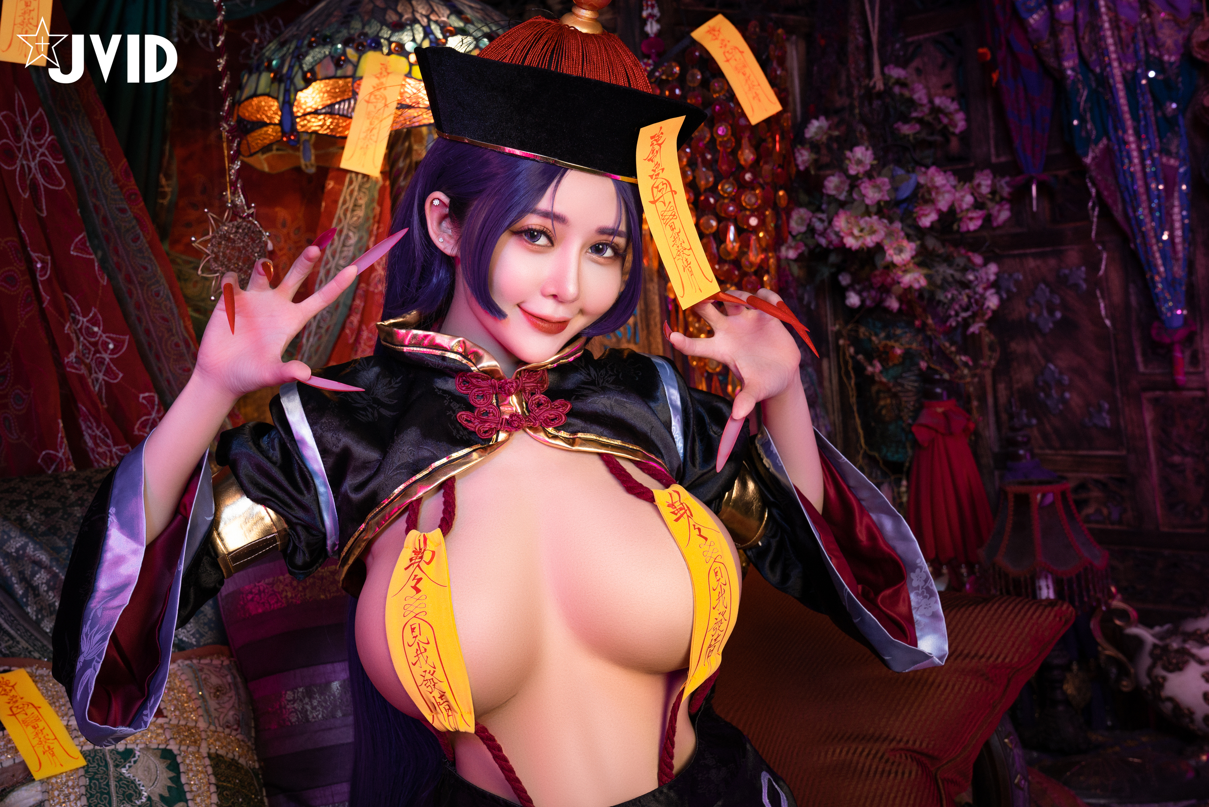 [JVID] 甜心幫 ღ 安希 – 菰蒲風動縱斜影，殭屍奶光安希膣得液滿