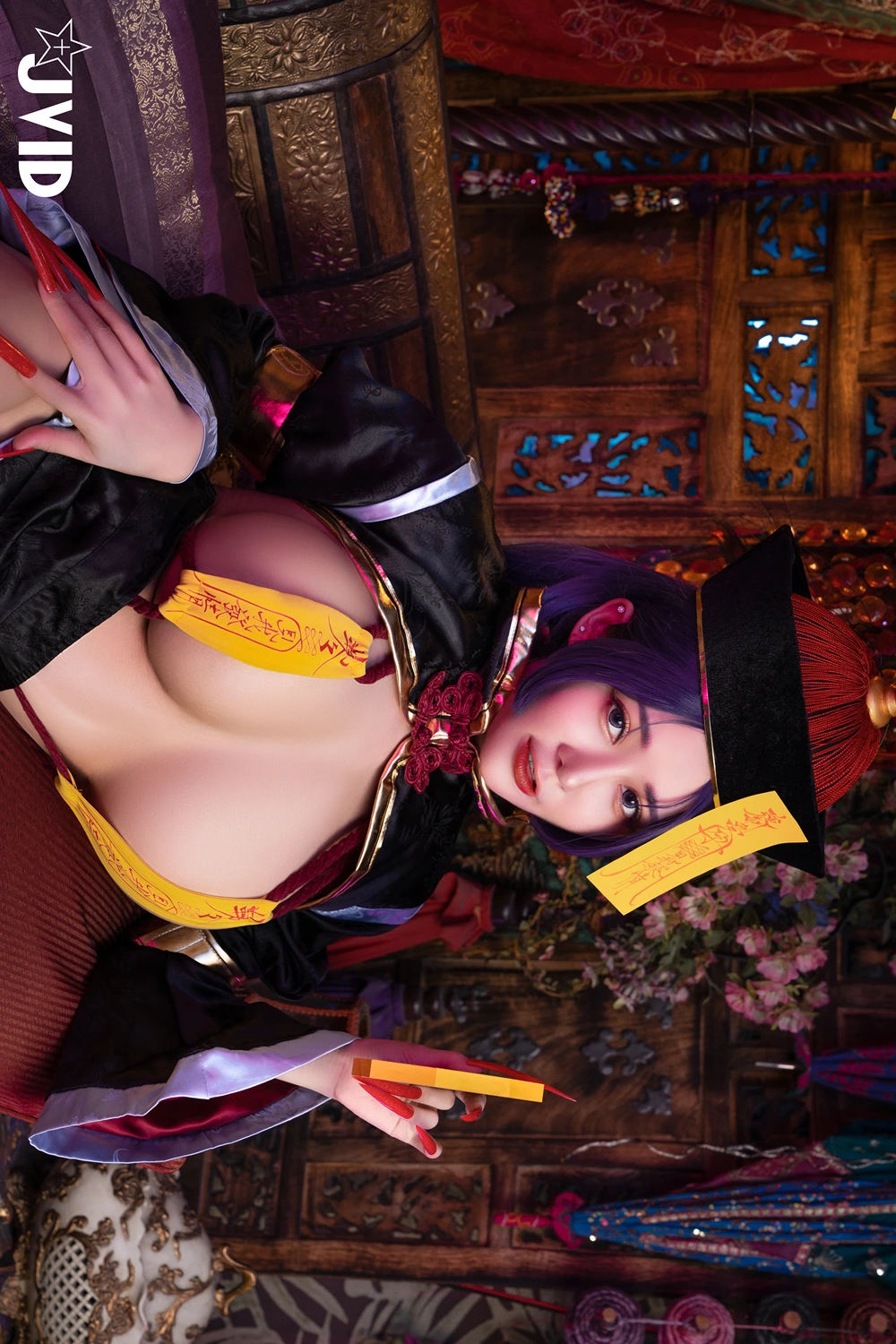 JVID 甜心幫 ღ 安希 – 菰蒲風動縱斜影，殭屍奶光安希膣得液滿