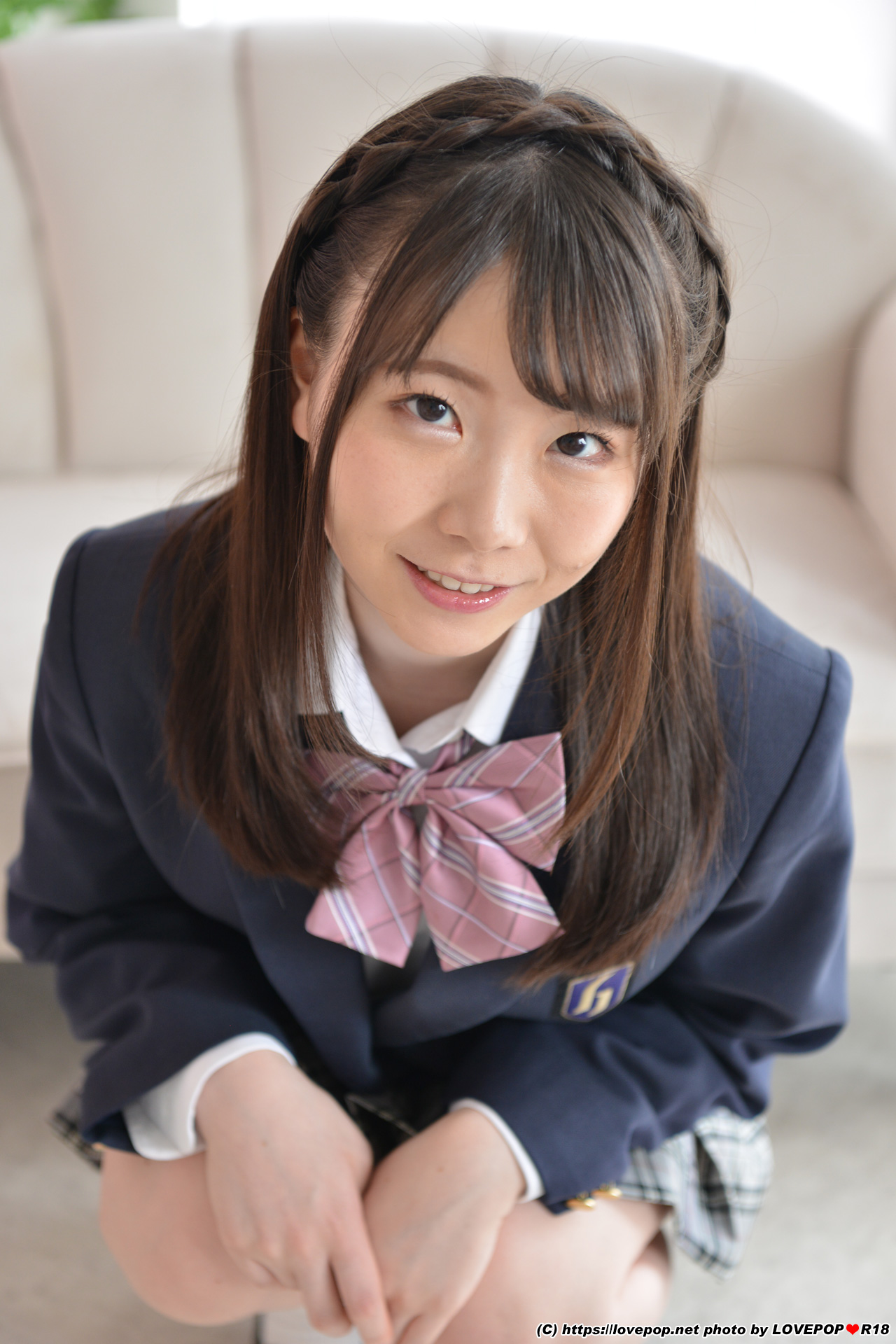 [Lovepop] Kozue Fujita 藤田こずえ - No.L-0690 Photoset #006 School Uniform (Blazer)