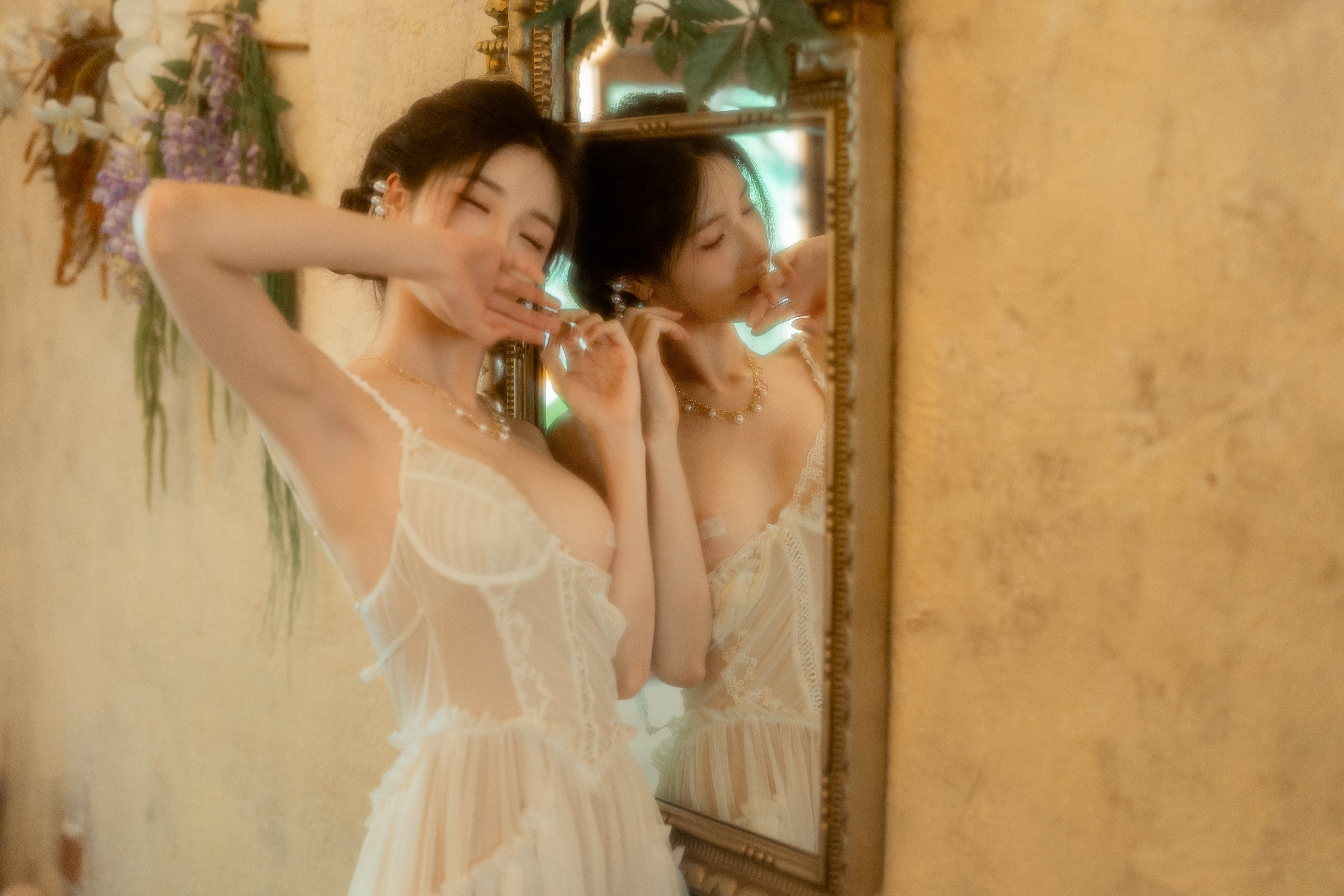 [Cosplay] 橙子喵酱 - 会员花絮 橙子小白裙