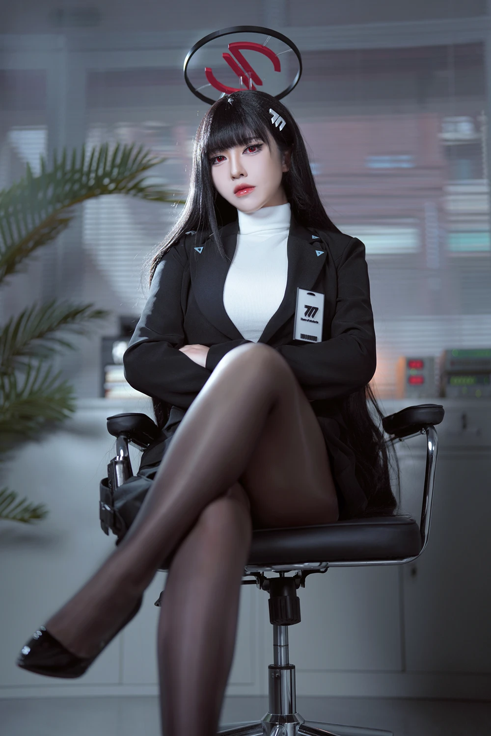 Cosplay 半半子Banbanko – 碧蓝档案 调月莉音